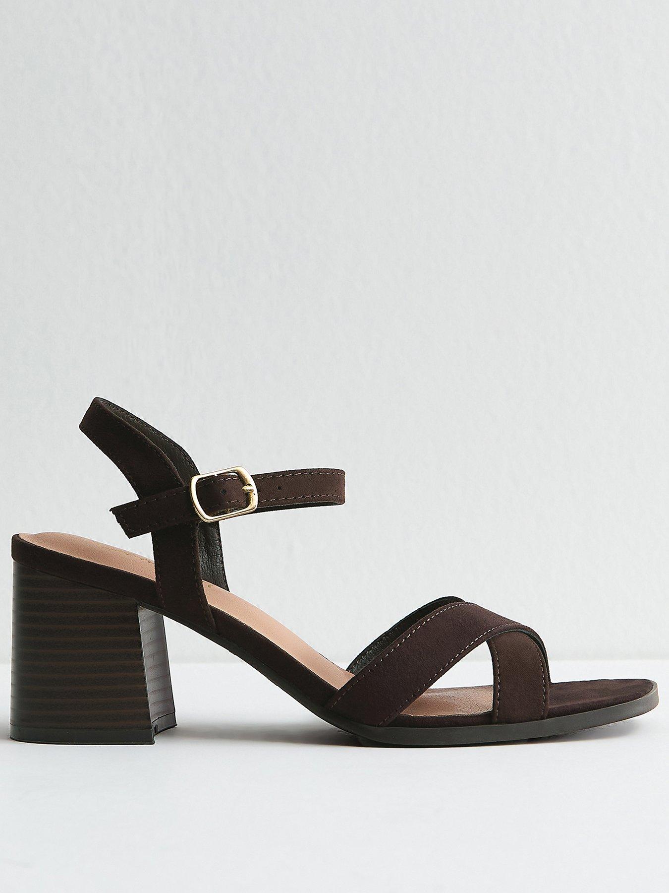 new-look-faux-suede-crossover-strap-sandals-dark-brownstillFront
