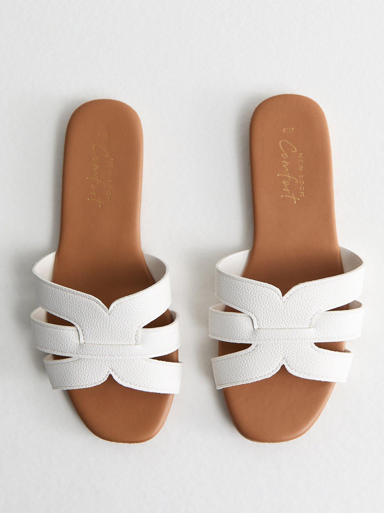 new-look-faux-leather-interwoven-strap-flat-mule-sandals-whiteoutfit