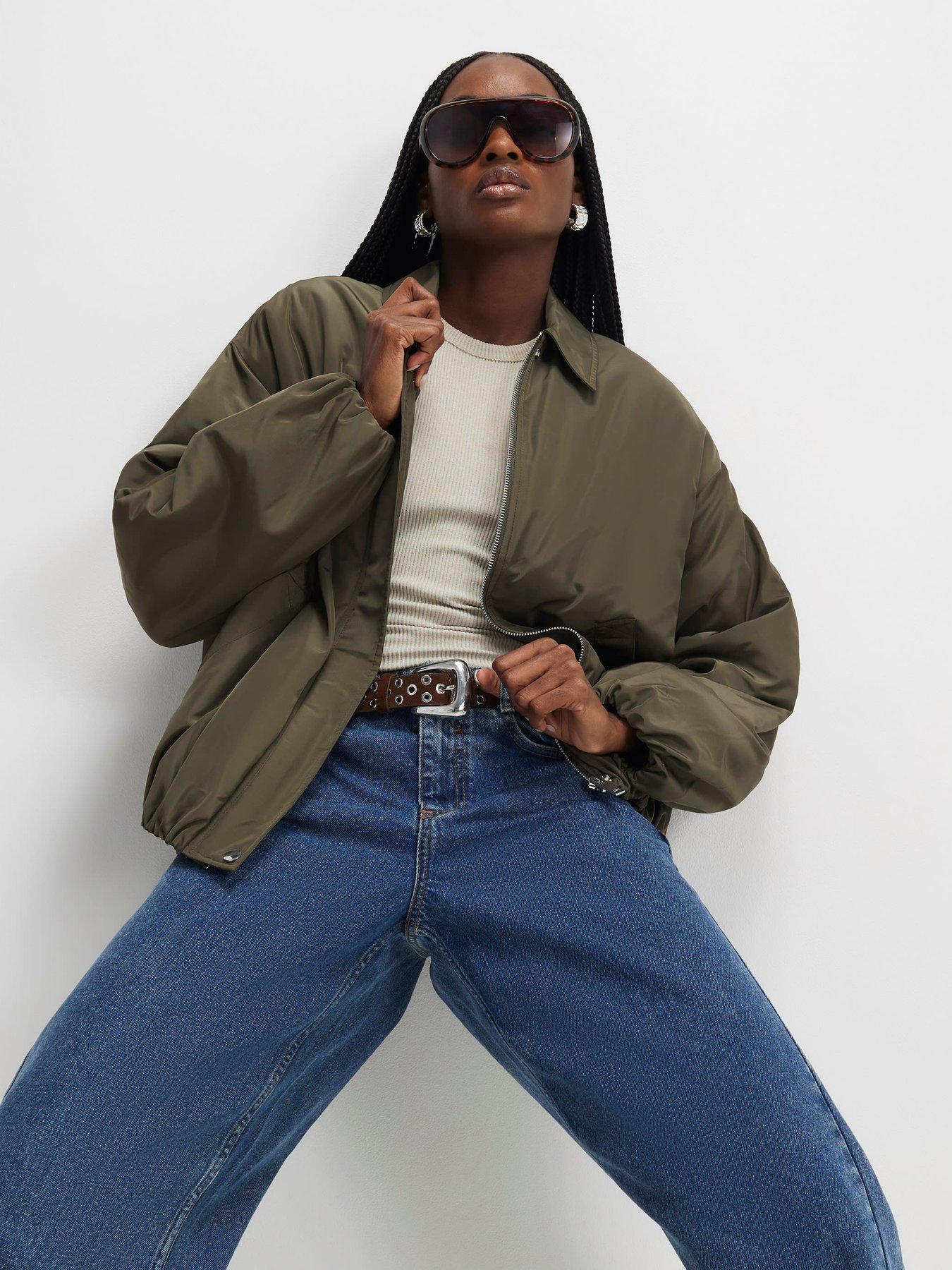 river-island-technical-bubble-hem-jacket-green