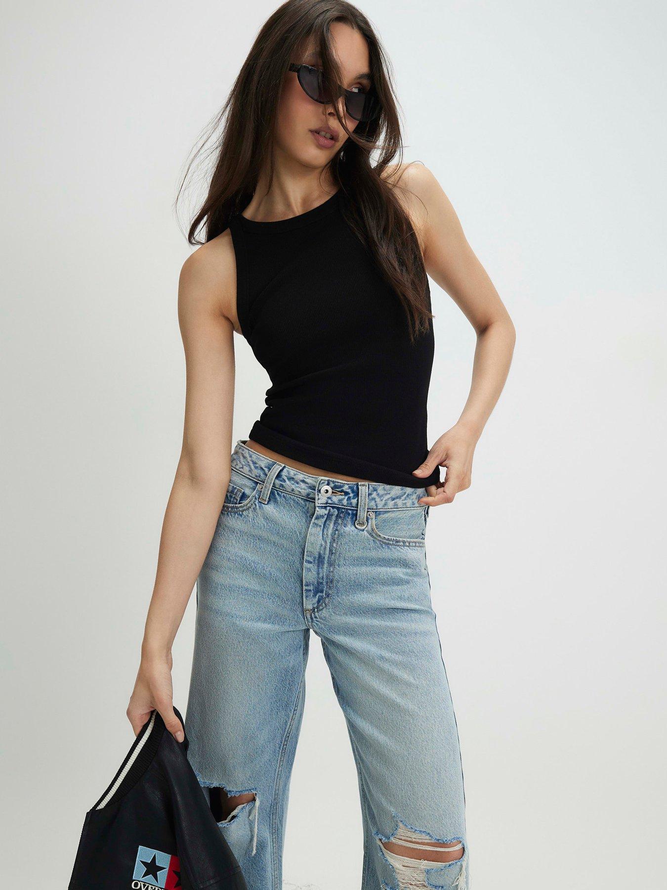 river-island-short-rib-strappy-tank-black