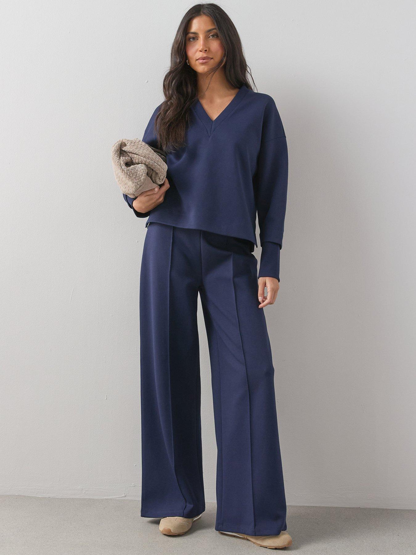 the-very-collection-soft-touch-pintuck-wide-leg-trouser-co-ord-blue