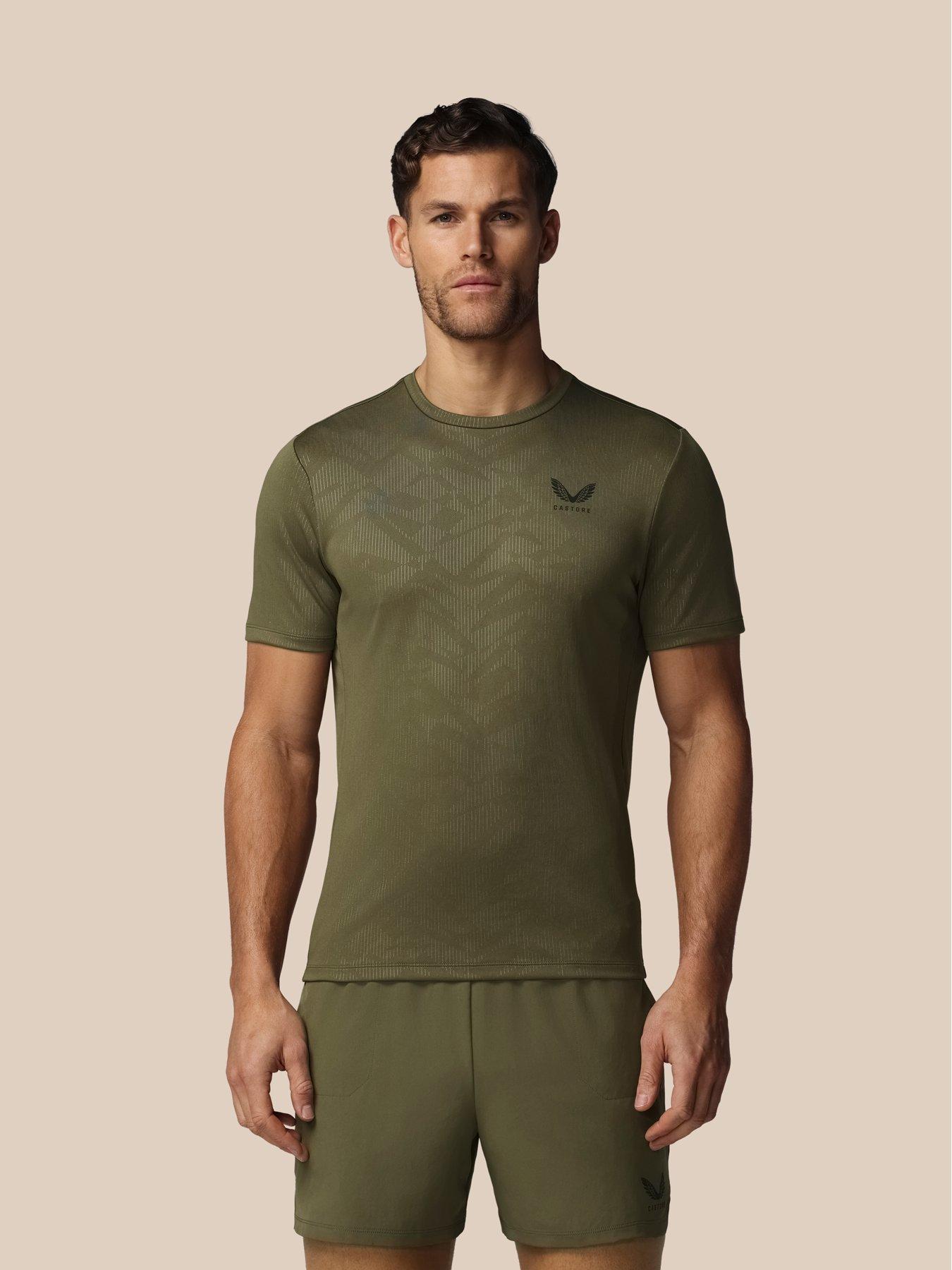 castore-mens-training-printed-t-shirt-green