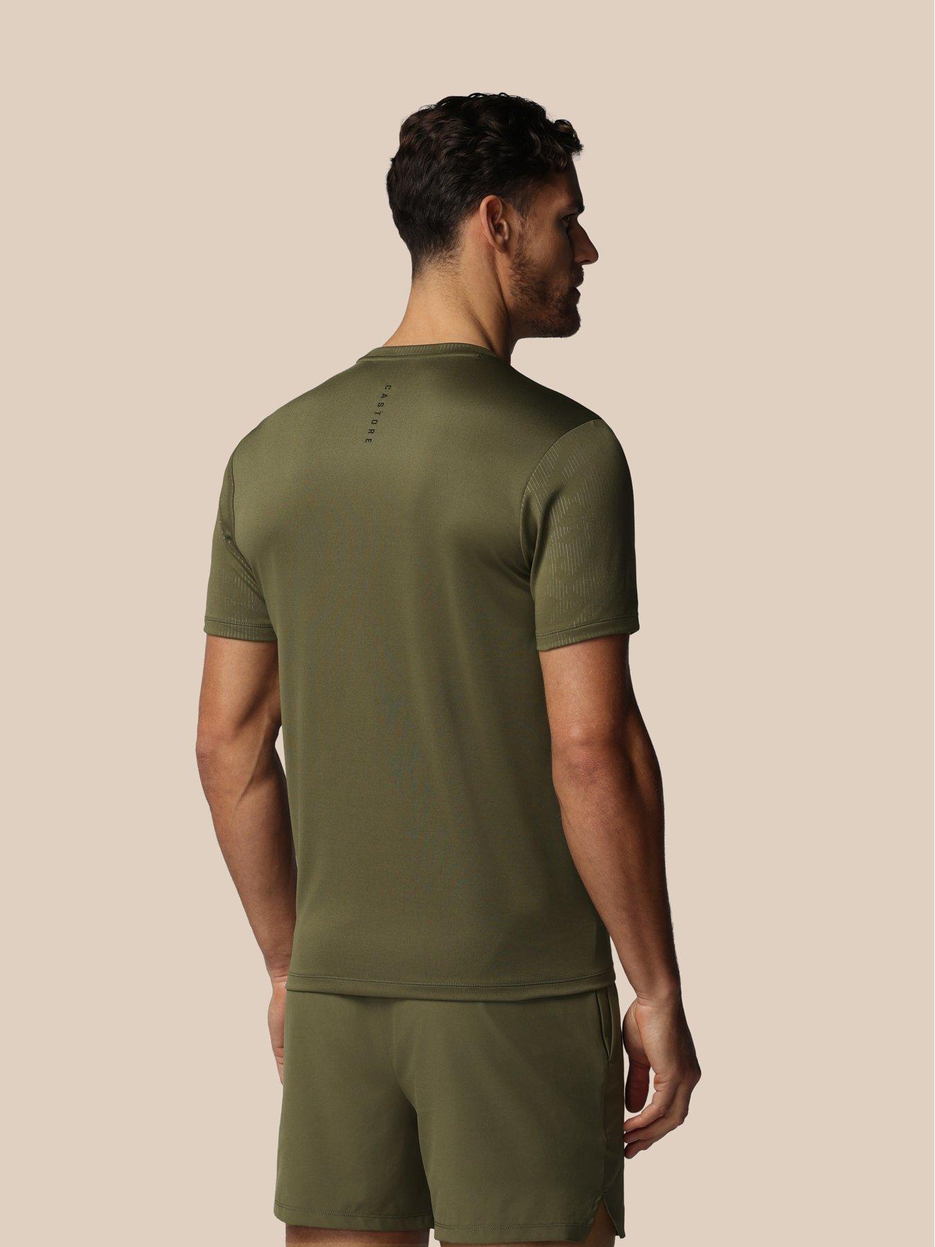 castore-mens-training-printed-t-shirt-greenstillFront