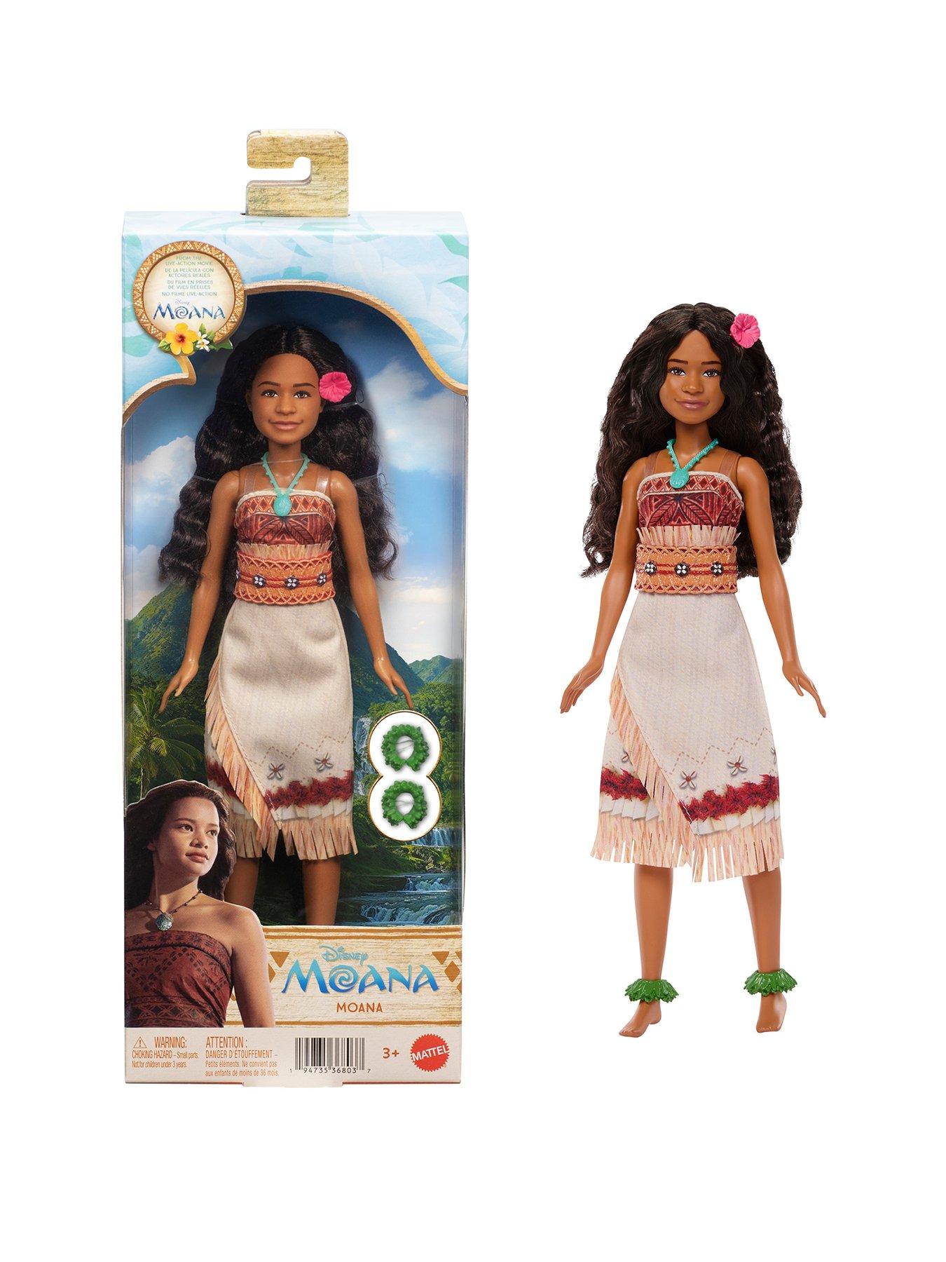 Disney Moana Doll with Removable Fashion  &  5 Accessories, Inspired by Live Action Movie