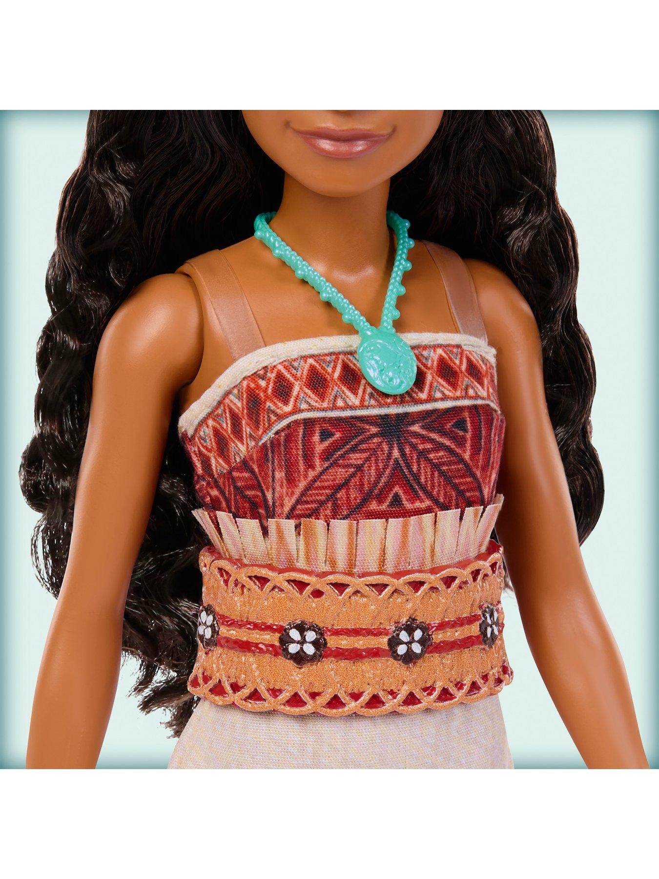 Image 4 of 7 of Disney Moana Doll with Removable Fashion &amp; 5 Accessories, Inspired by Live Action Movie