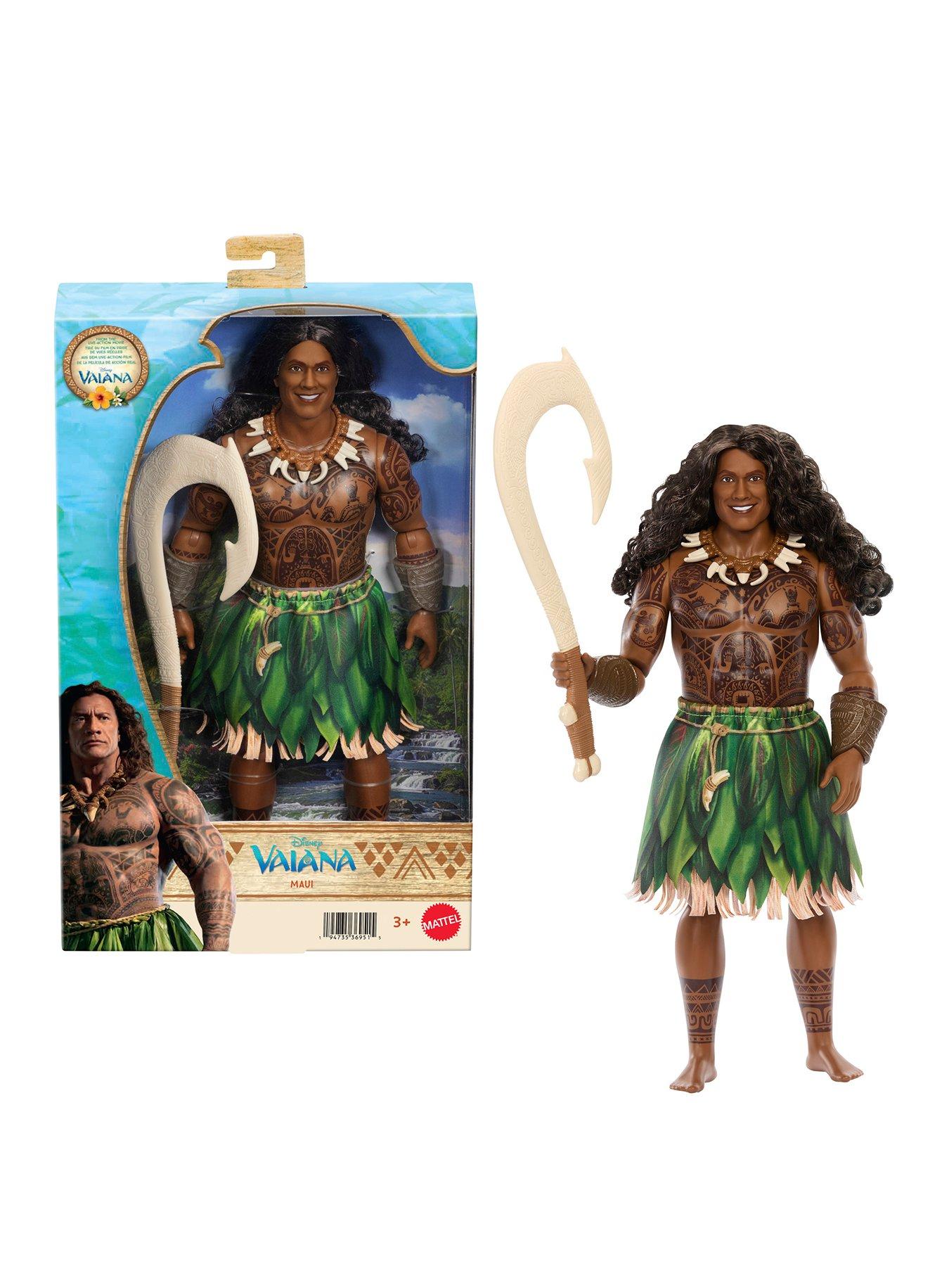 Disney Moana Maui Doll with Removable Fashion  &  4 Accessories, Inspired by Live Action Movie