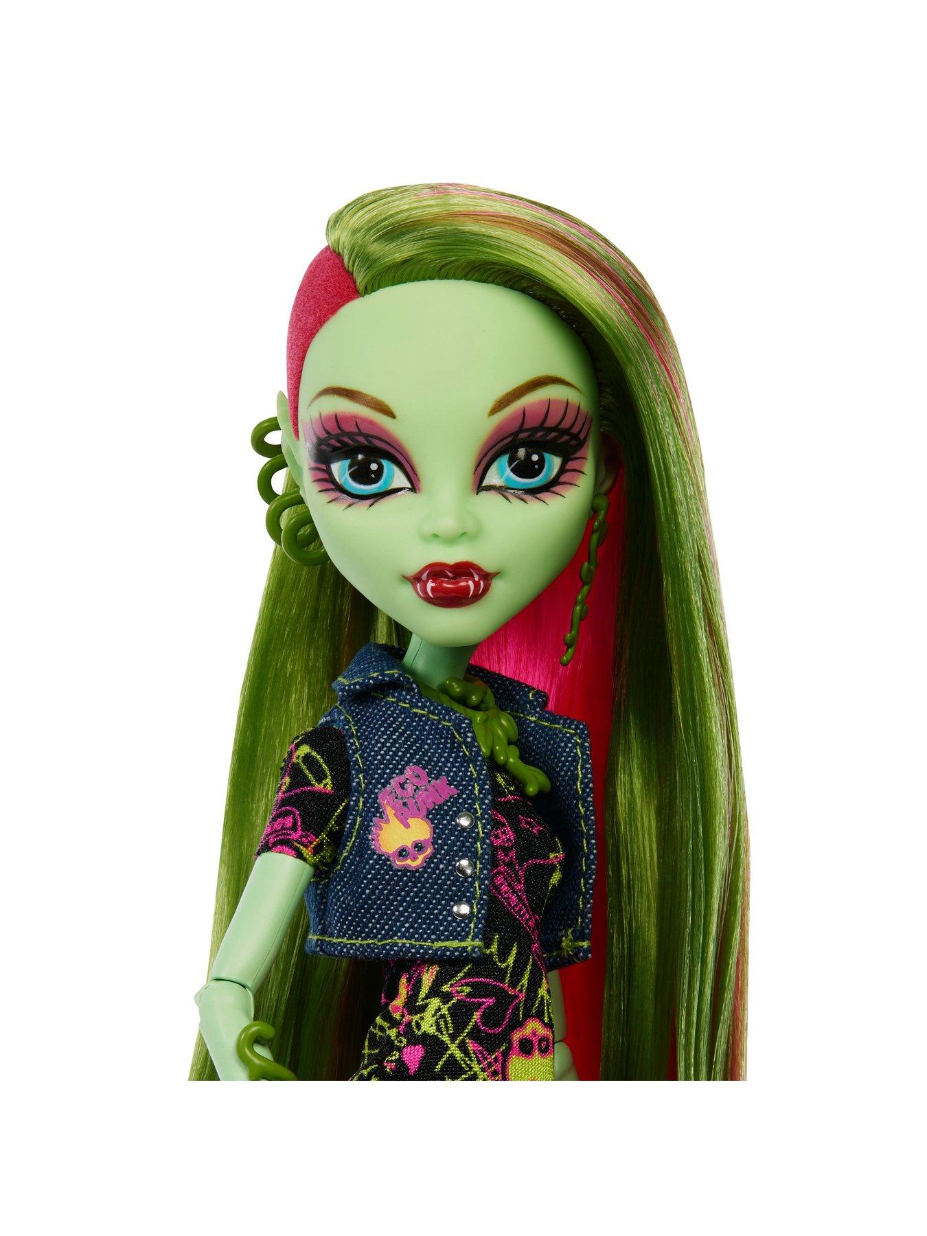 Image 4 of 6 of Monster High Boo-riginal Creeproduction Venus McFlytrap Doll with Diary, Doll Stand and Pet