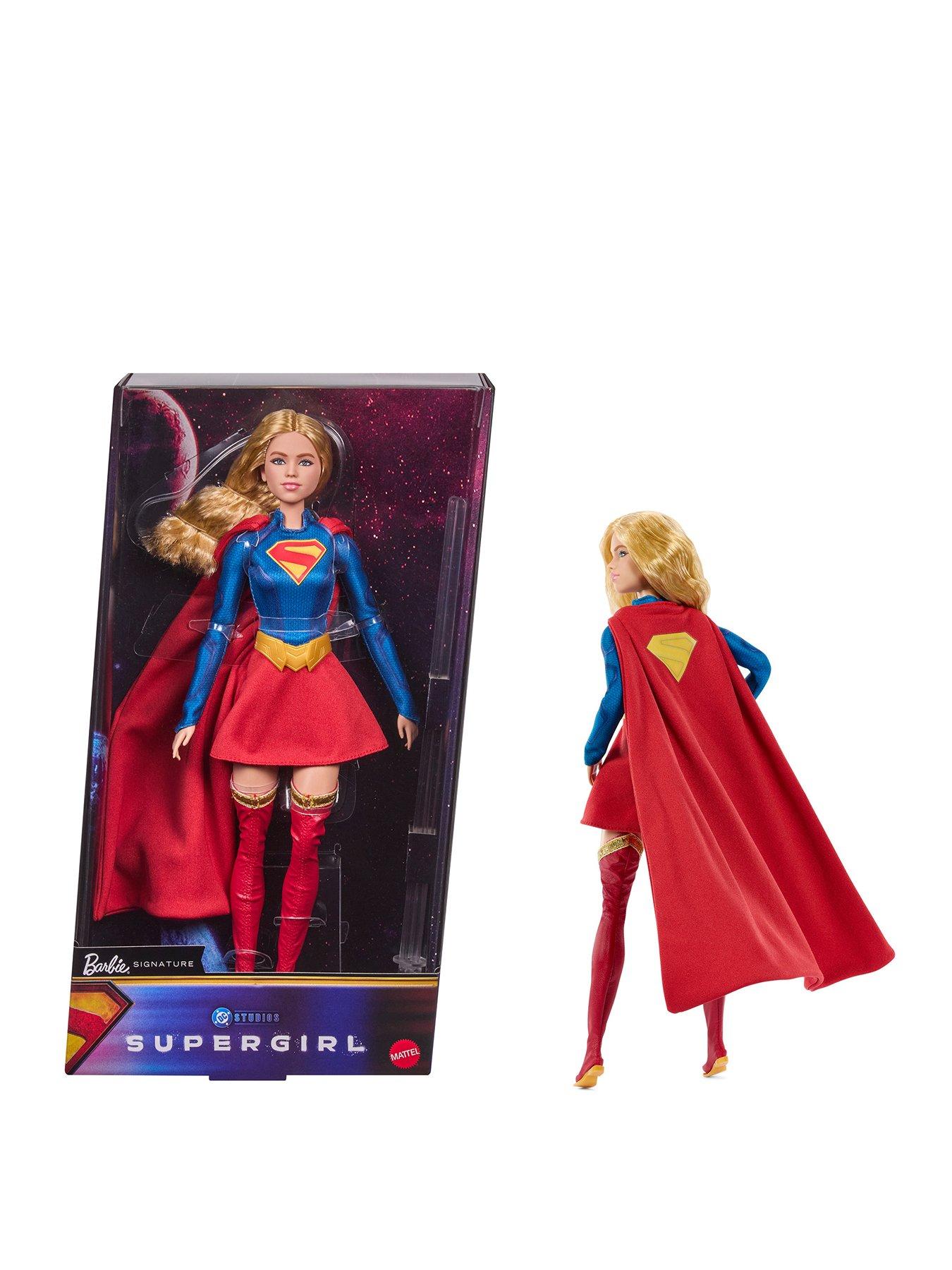 Barbie Signature DC Supergirl Collectible Fashion Doll, Super Hero Costume with Cape
