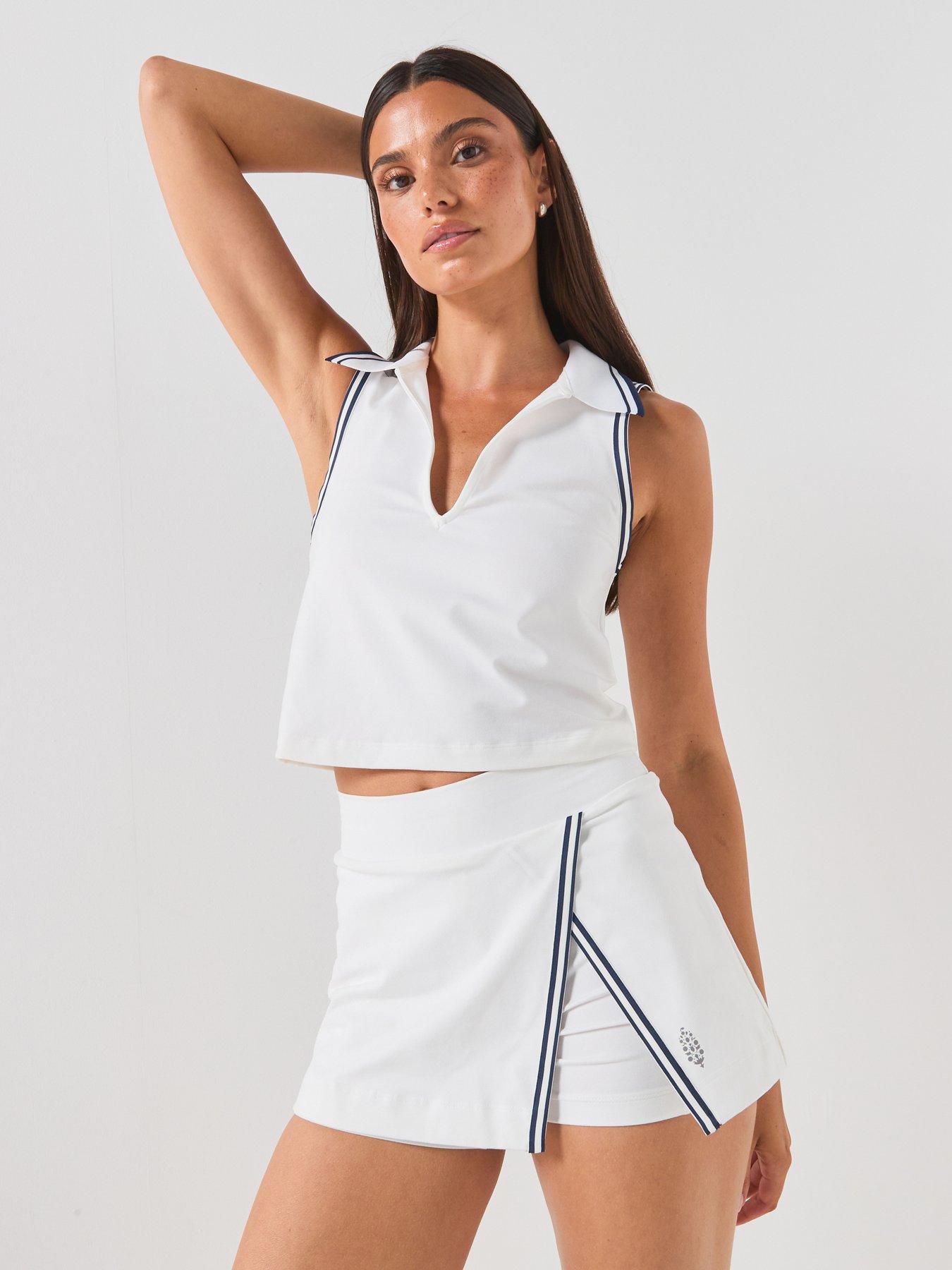 FP Movement Womens Training Forehand Polo Top - White