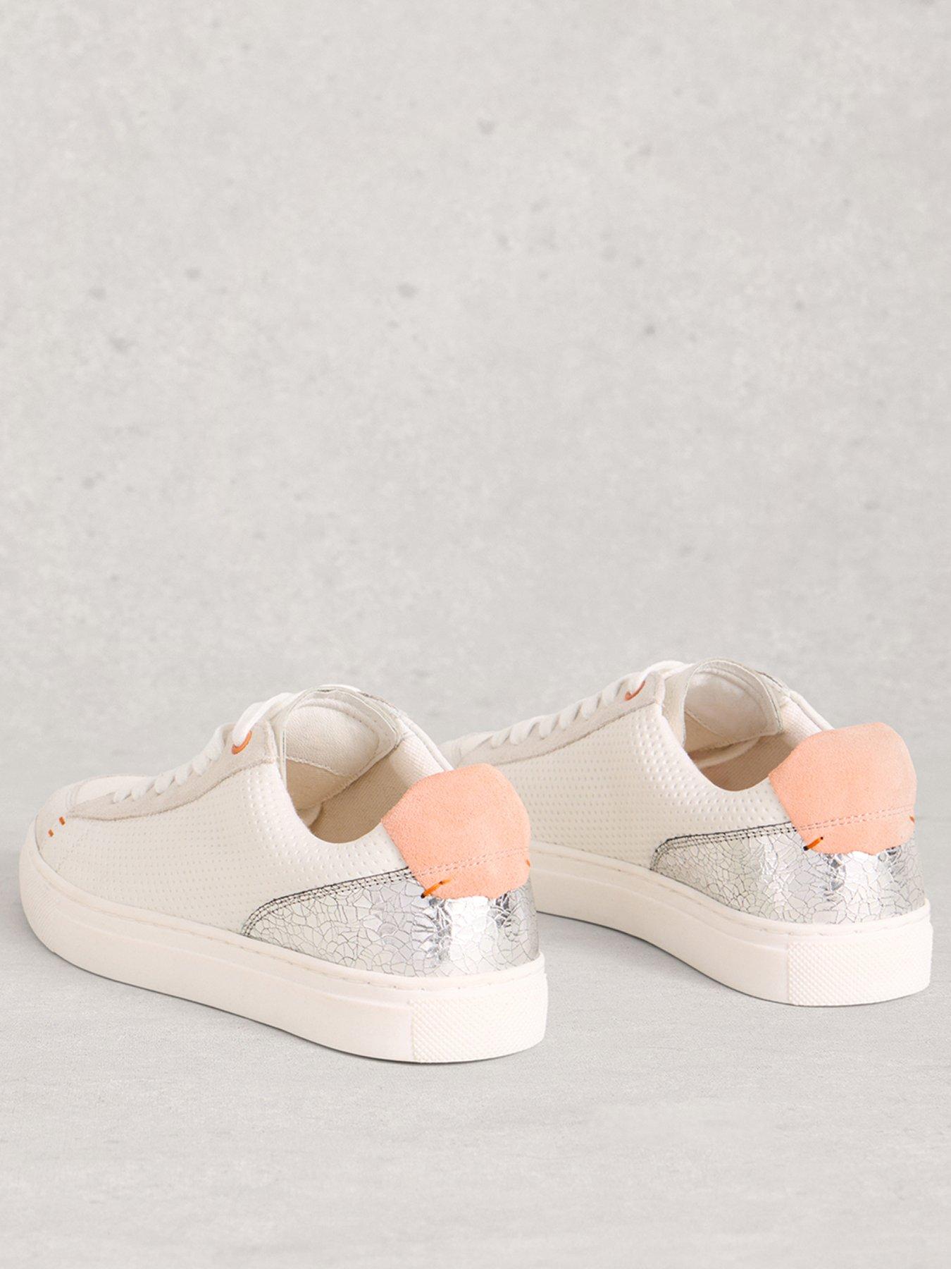 Image 3 of 4 of White Stuff Tori Perforated Trainer - White