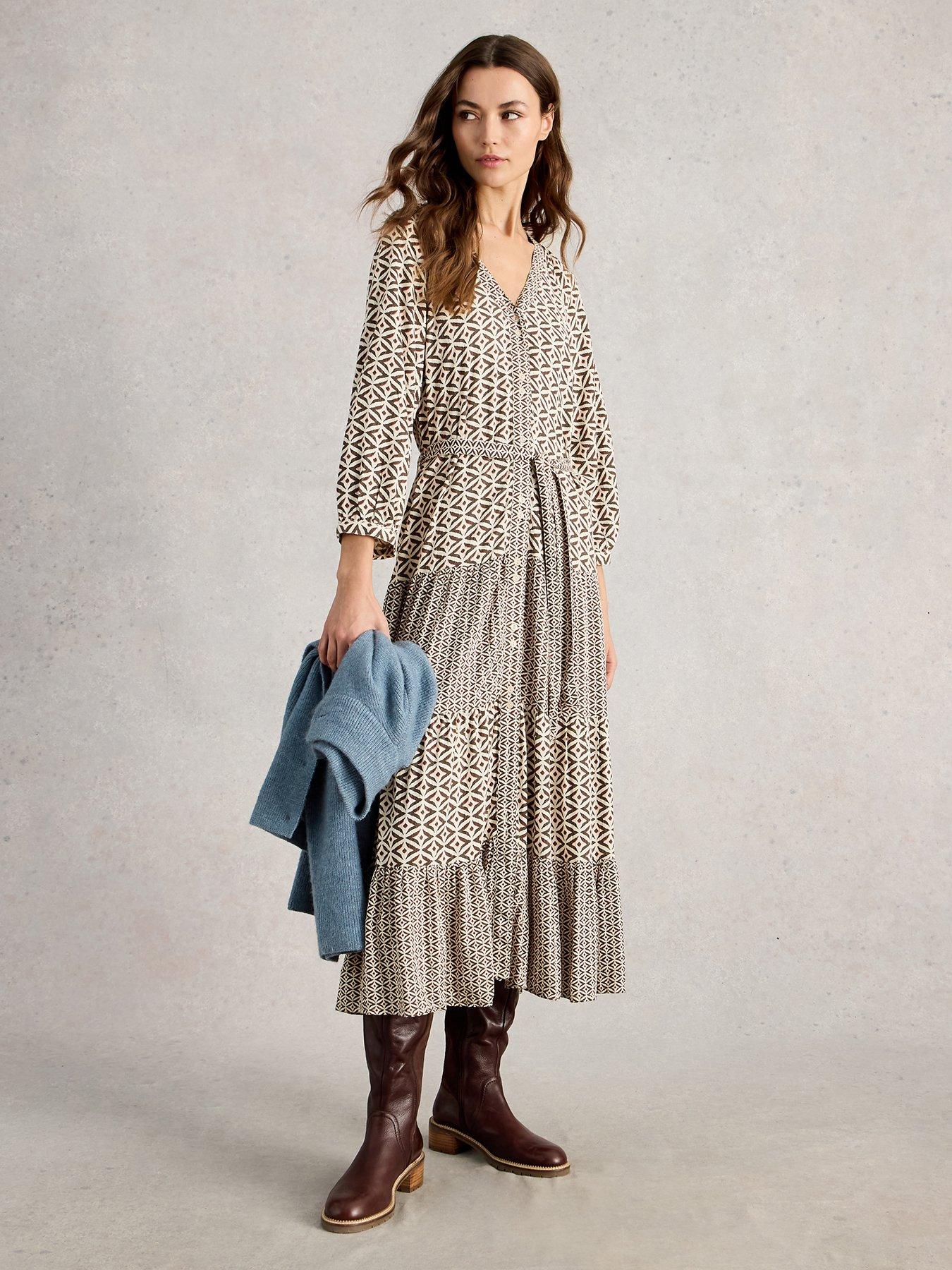 White Stuff Clementine Midi Dress - Black