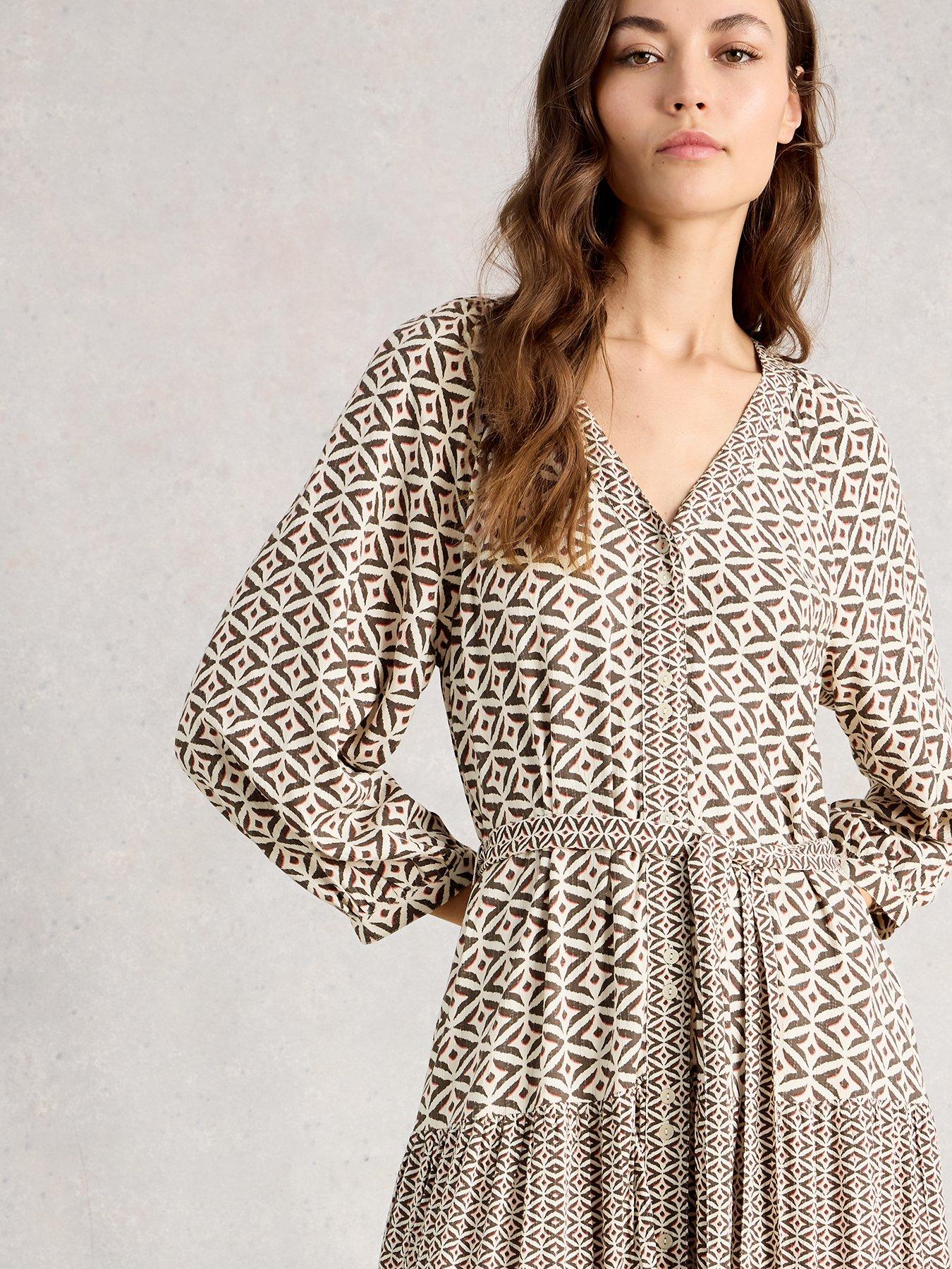 Image 4 of 6 of White Stuff Clementine Midi Dress - Black