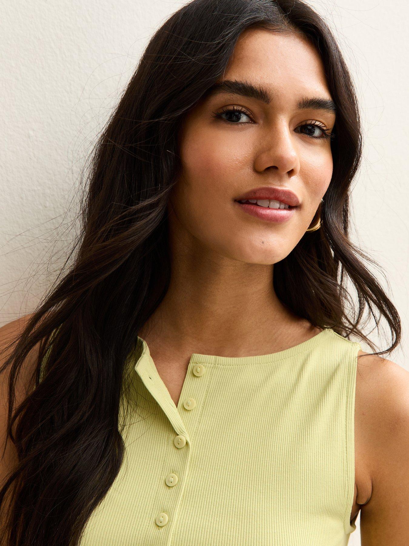 new-look-button-through-tank-top-light-greendetail