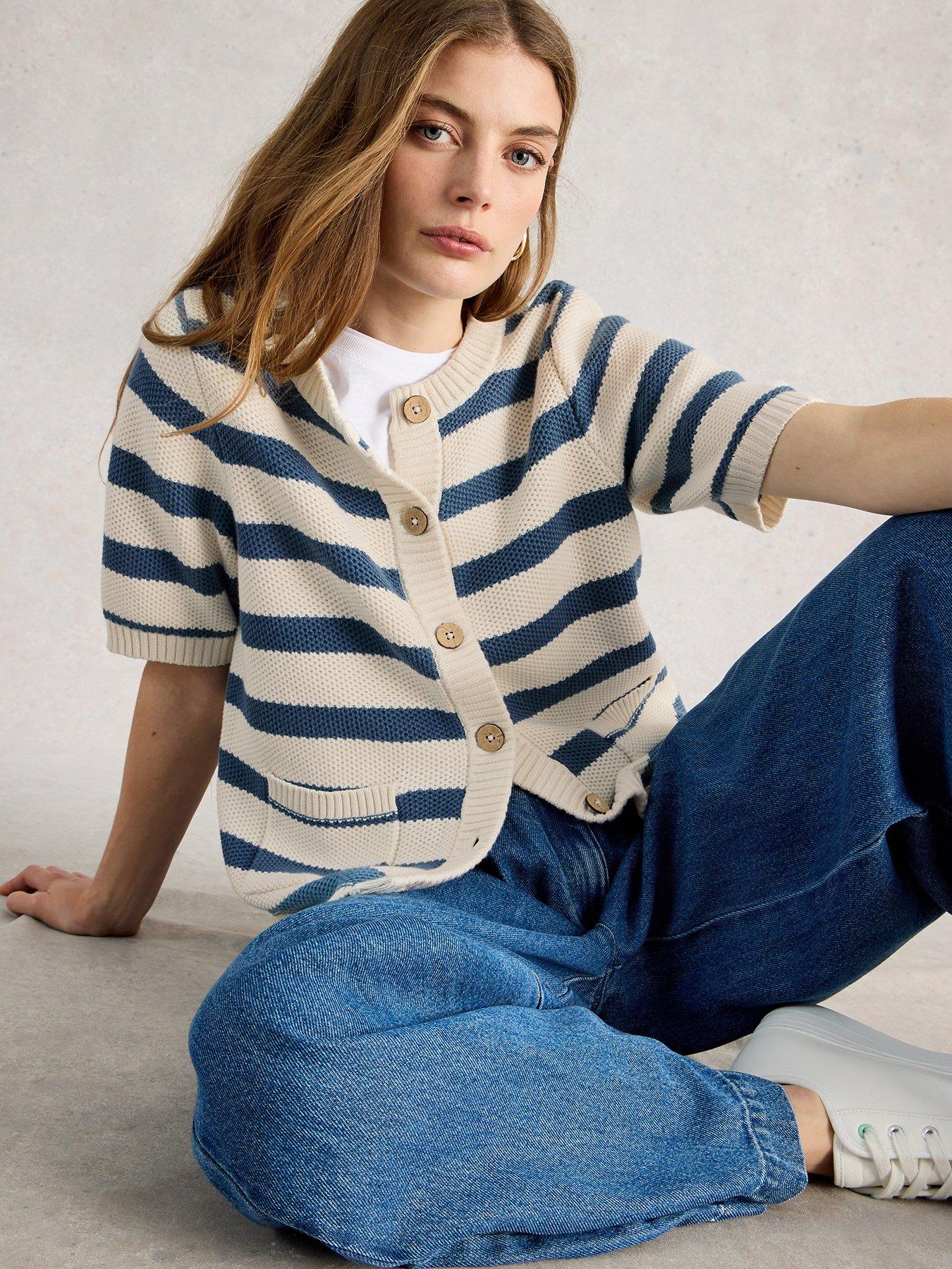 Image 1 of 6 of White Stuff Isabella Short Sleeve Cardi