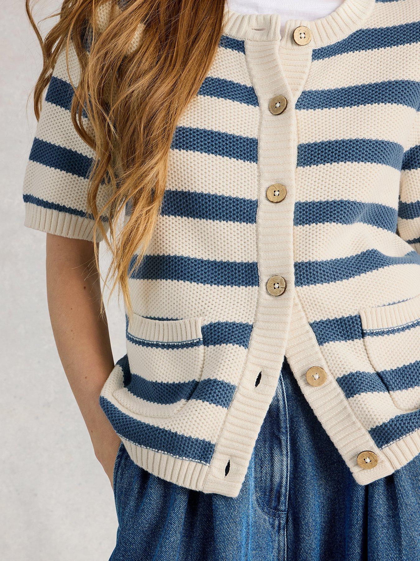 Image 4 of 6 of White Stuff Isabella Short Sleeve Cardi