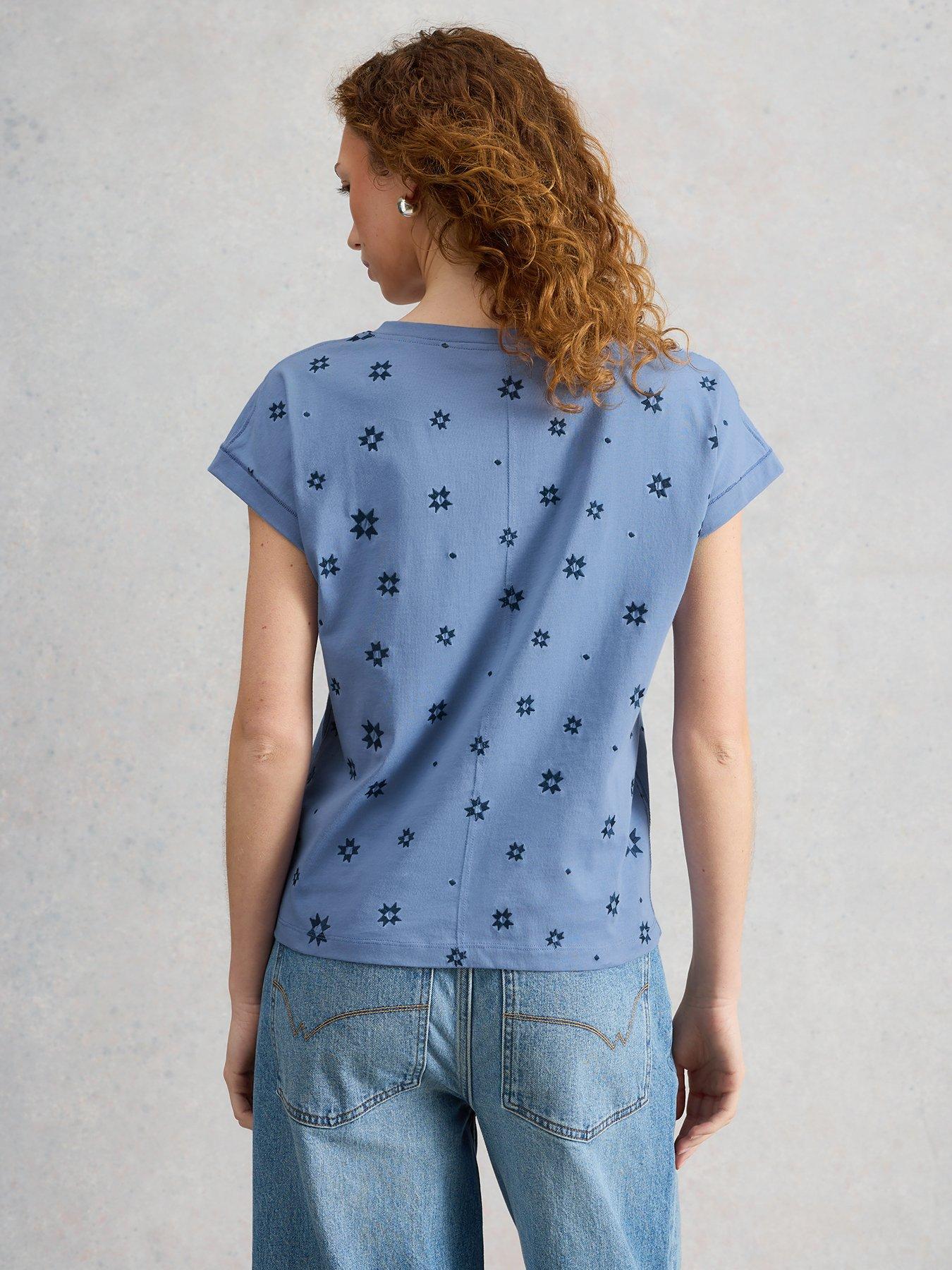Image 2 of 6 of White Stuff Nelly Embroidered Tee