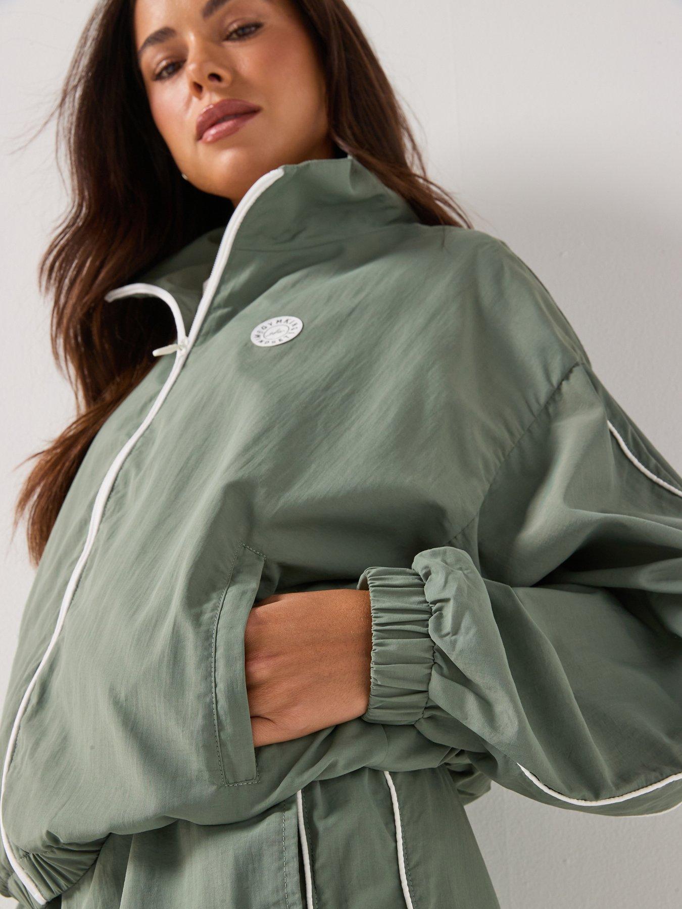 Image 5 of 6 of Gym King Womens Composure Woven Jacket - Green