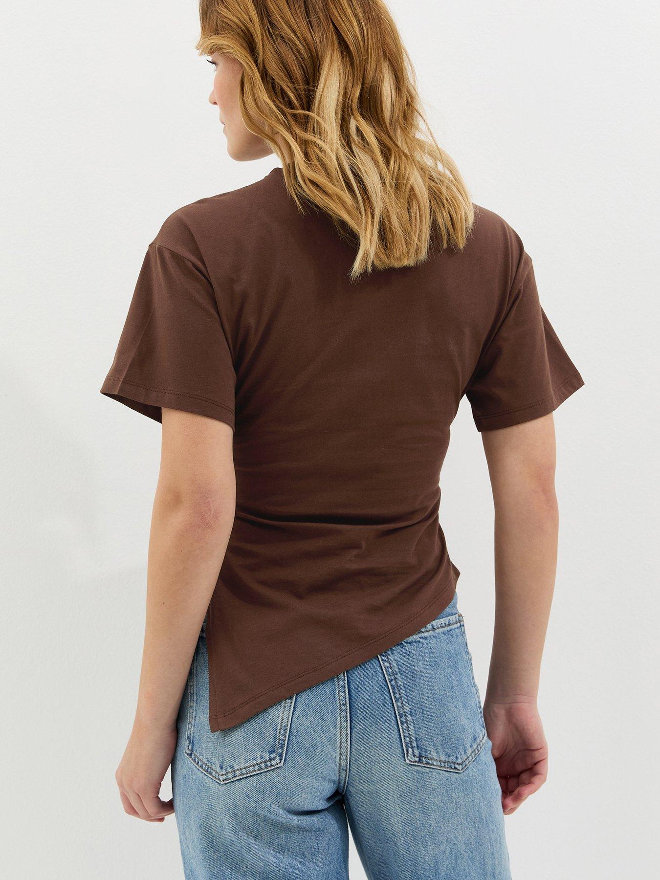 new-look-asymmetric-split-hem-corset-t-shirt-dark-brownstillFront