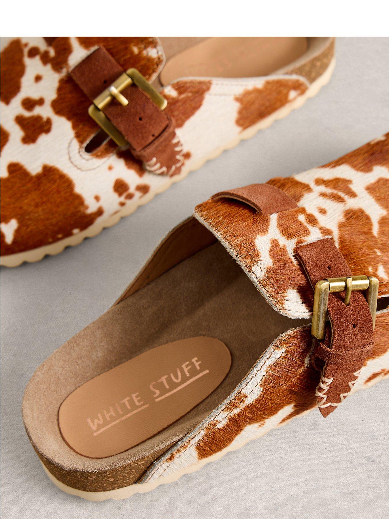 Image 4 of 4 of White Stuff Myrtle Slip On Footbed - Beige