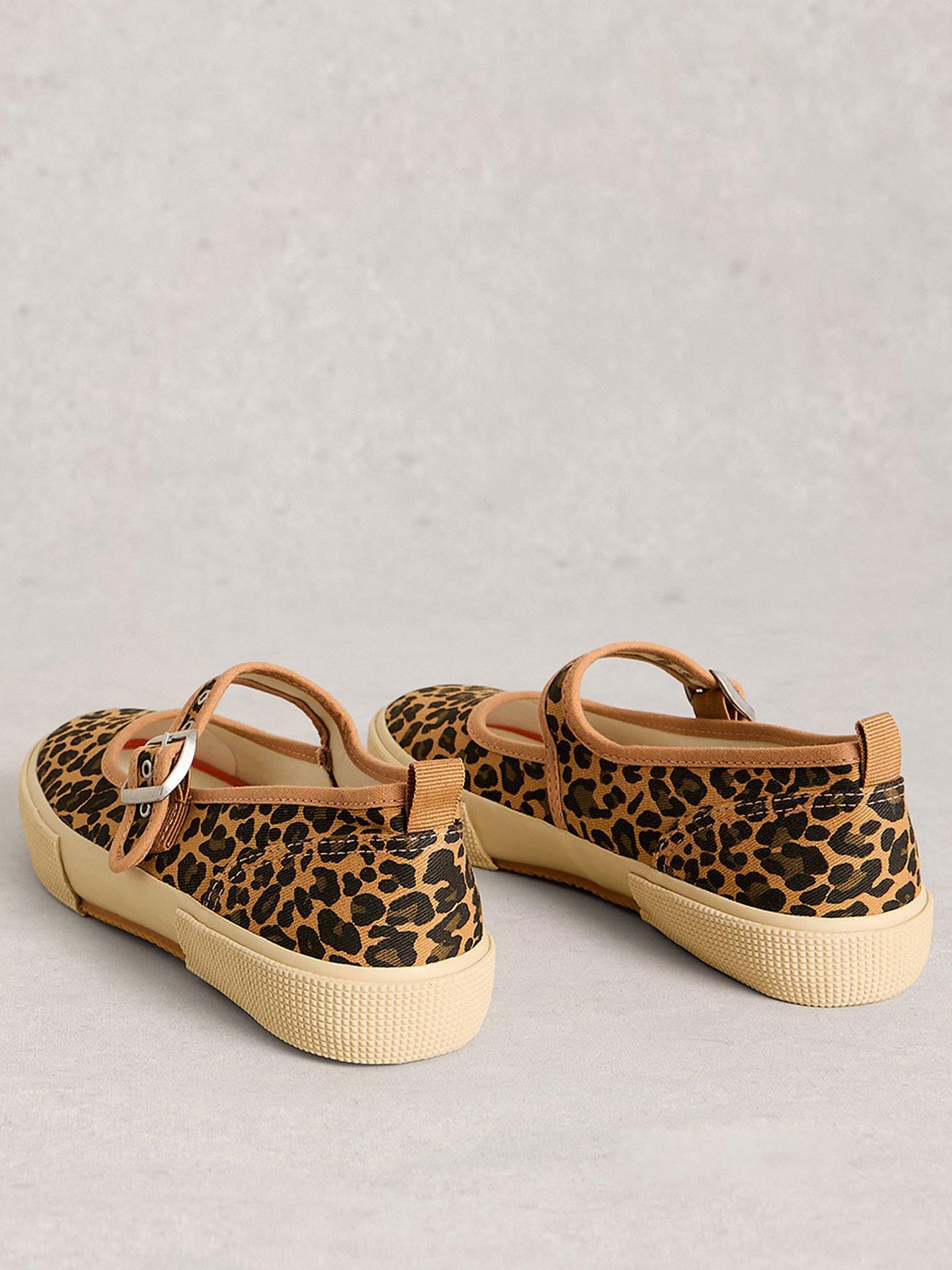 Image 3 of 4 of White Stuff Pippa Mary Jane Trainer - Leopard Print