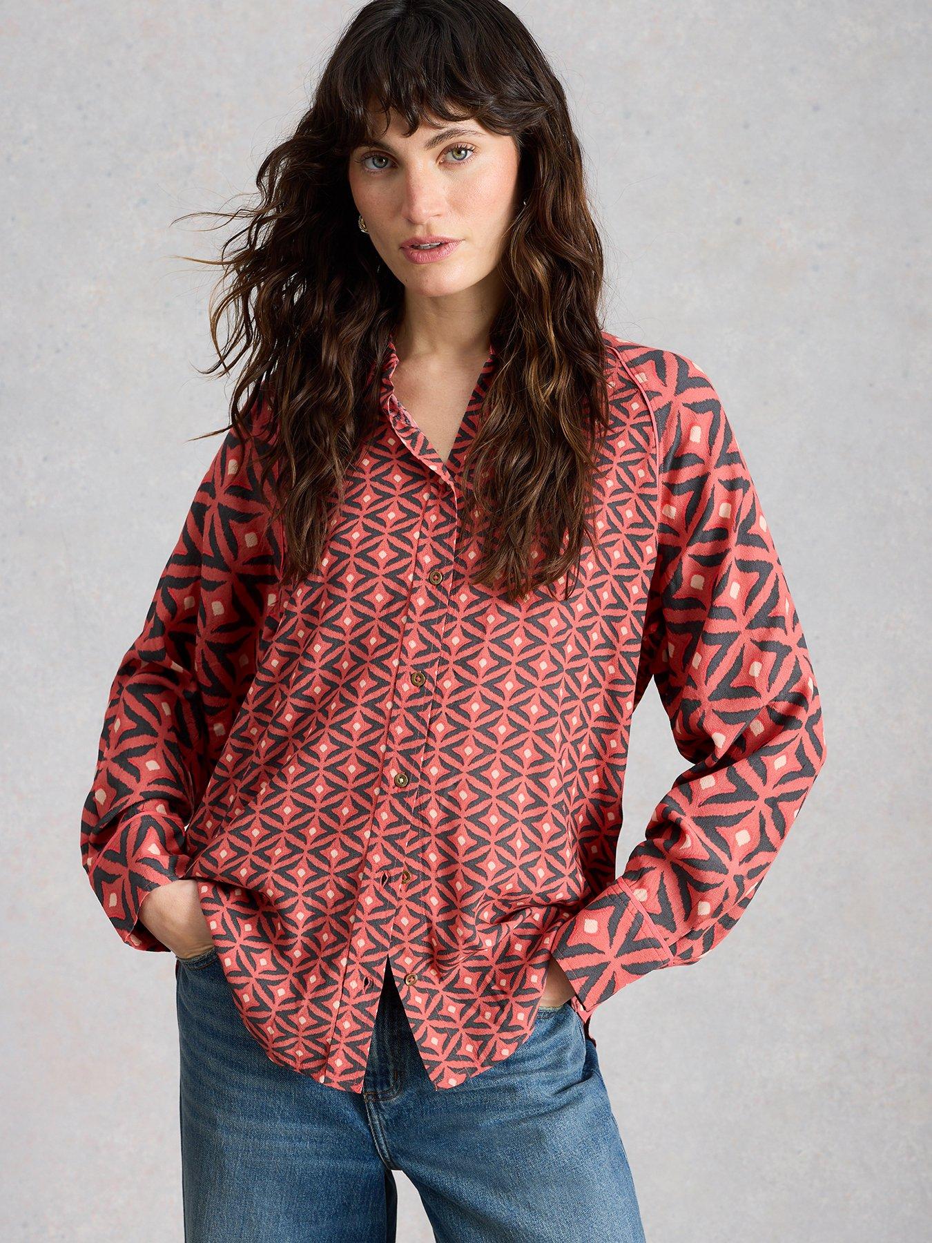 Image 1 of 6 of White Stuff Harpreet Boyfriend Shirt
