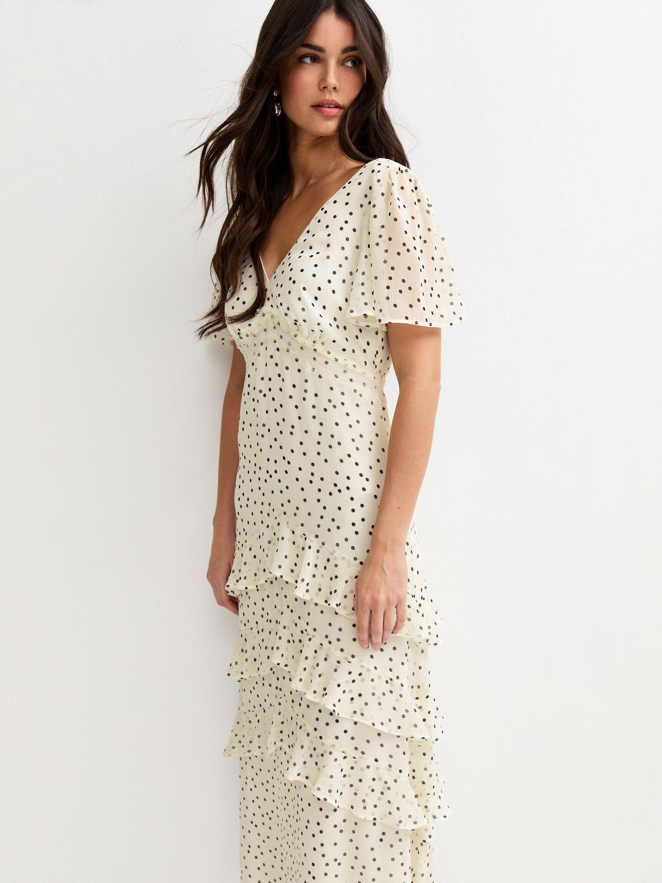 new-look-cream-polka-dot-chiffon-tiered-midi-dressback