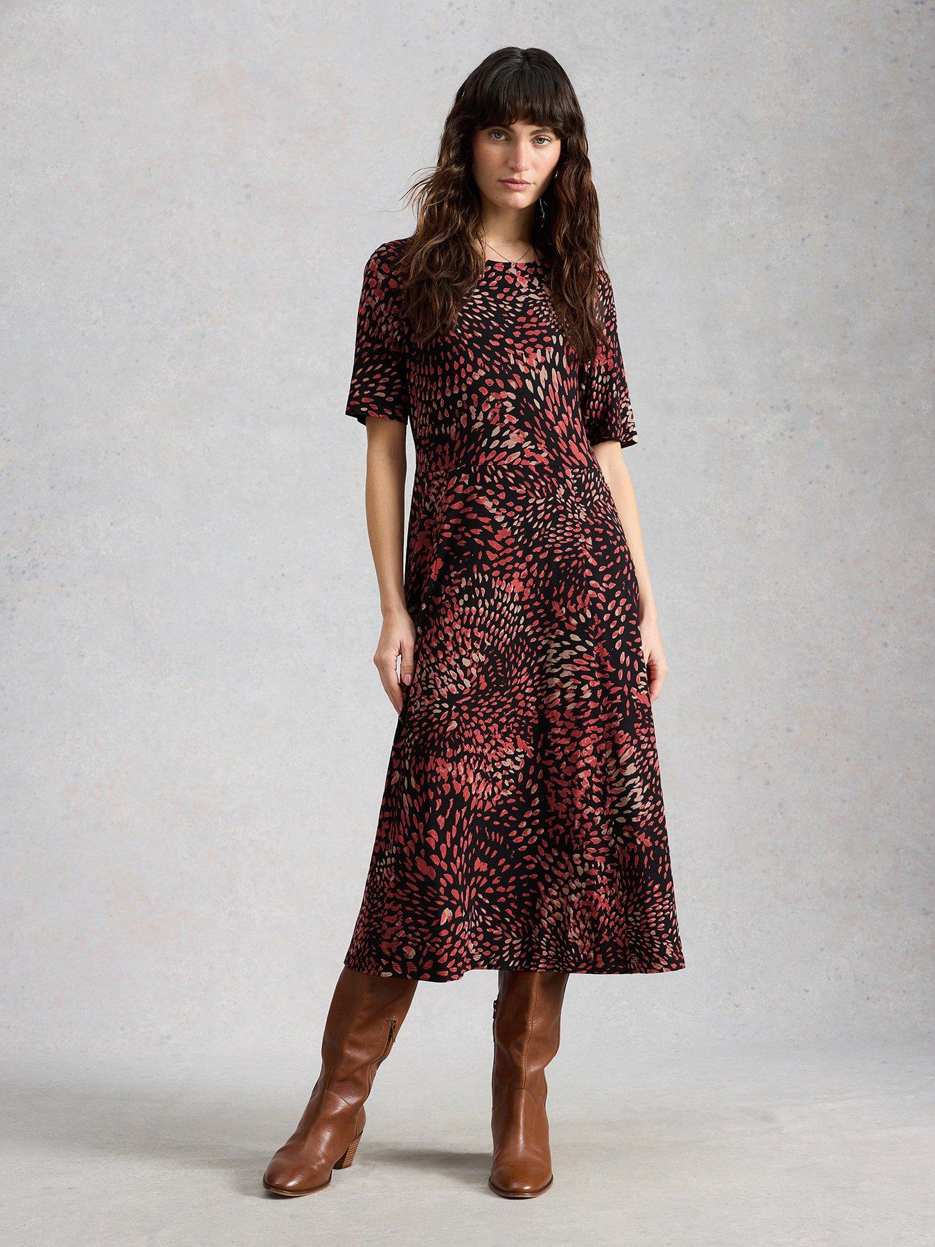 Image 1 of 6 of White Stuff Madeline Jersey Dress