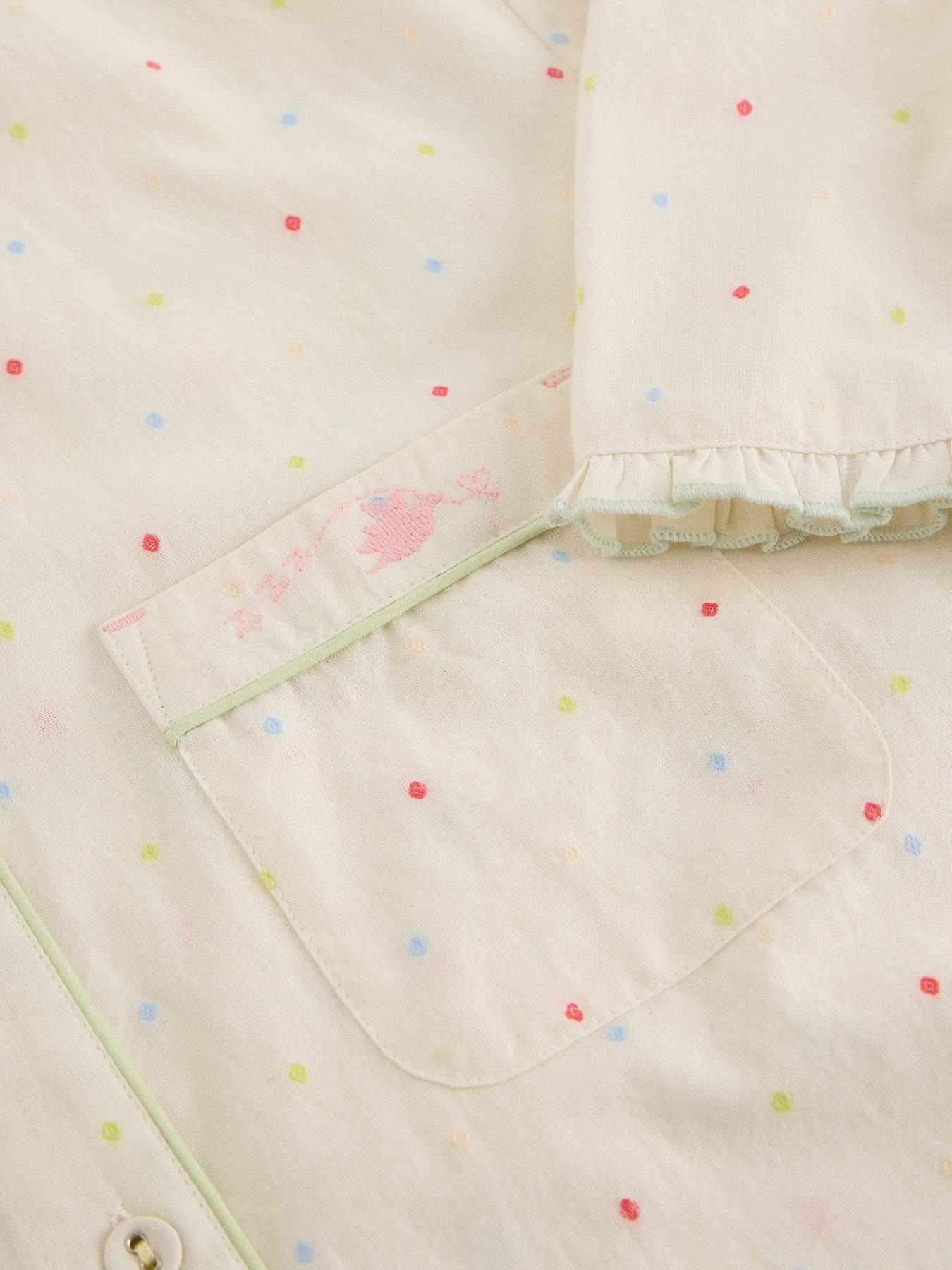 Image 6 of 6 of White Stuff Nelly Short Sleeve Pyjama Shirt - Cream