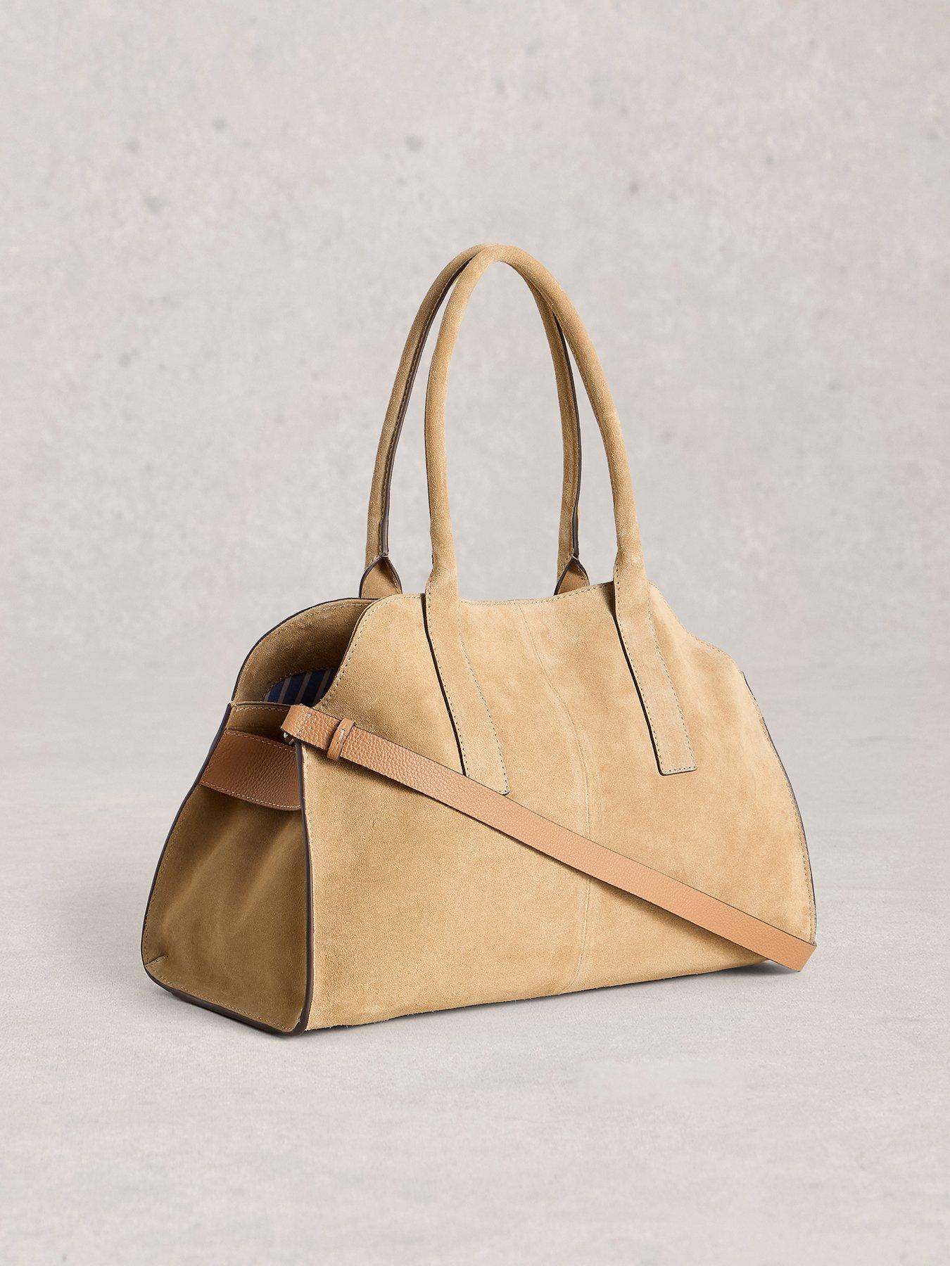 Image 2 of 4 of White Stuff Bryony Studded Bowling Bag - Brown