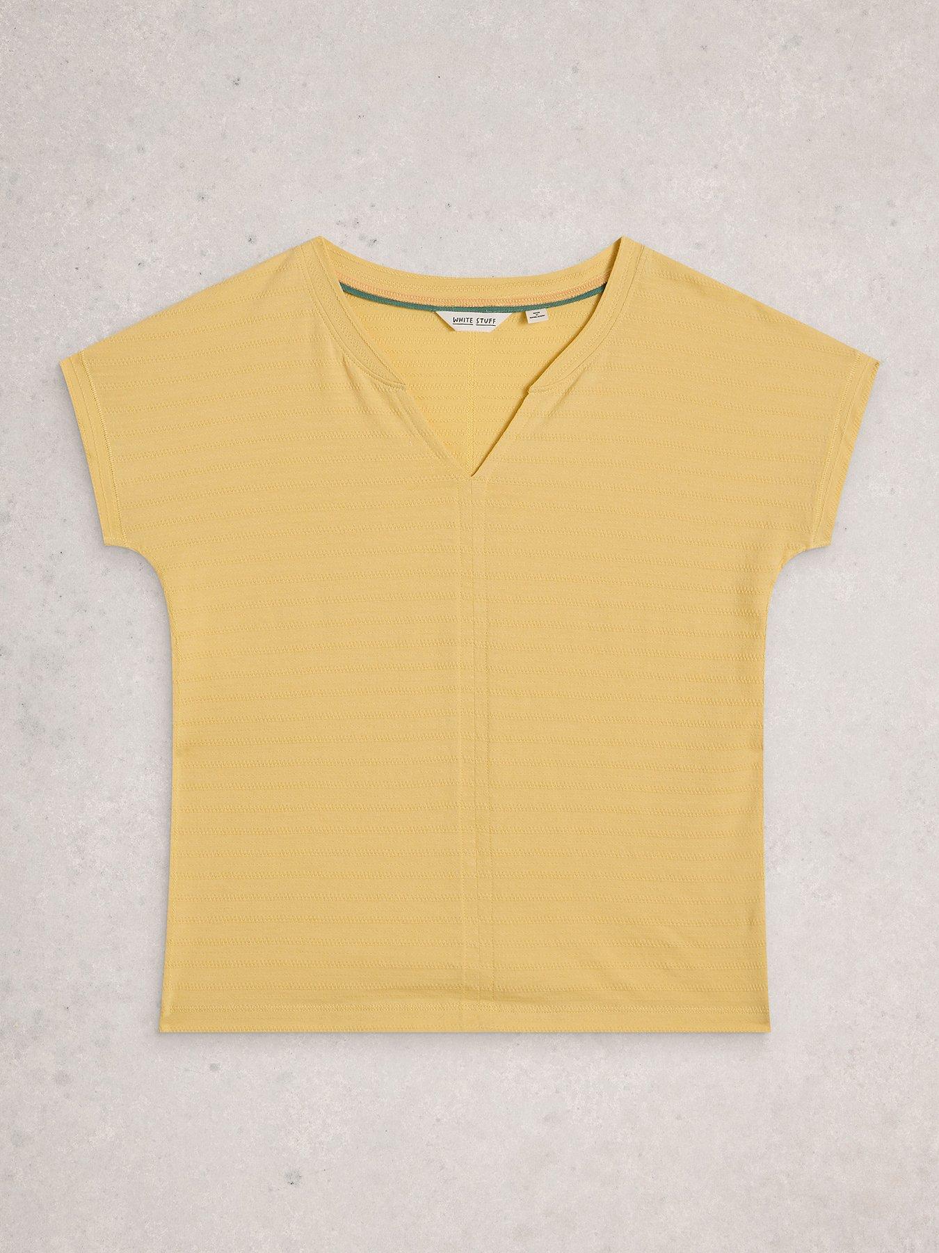 Image 5 of 6 of White Stuff Nelly Notch Texture Tee