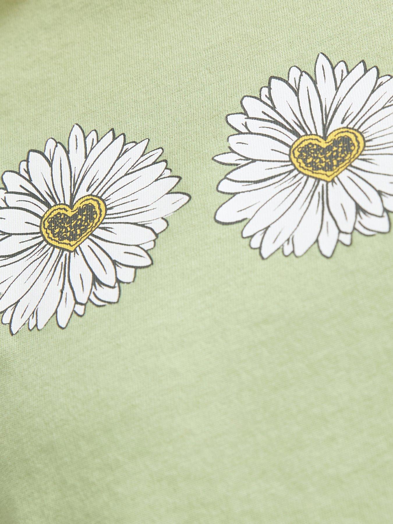 new-look-daisy-print-t-shirt-greendetail