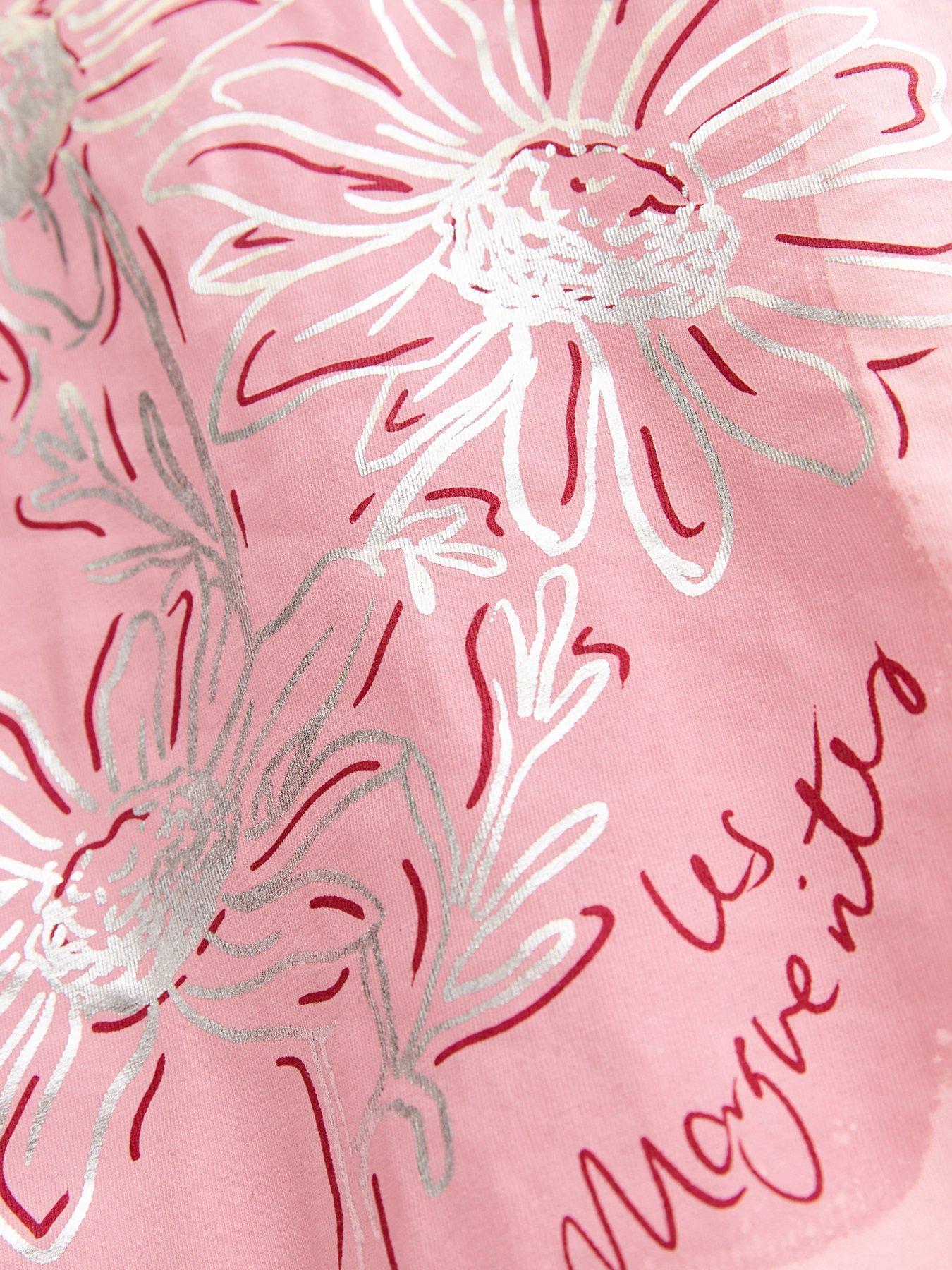 new-look-light-pink-foiled-flower-print-t-shirtdetail