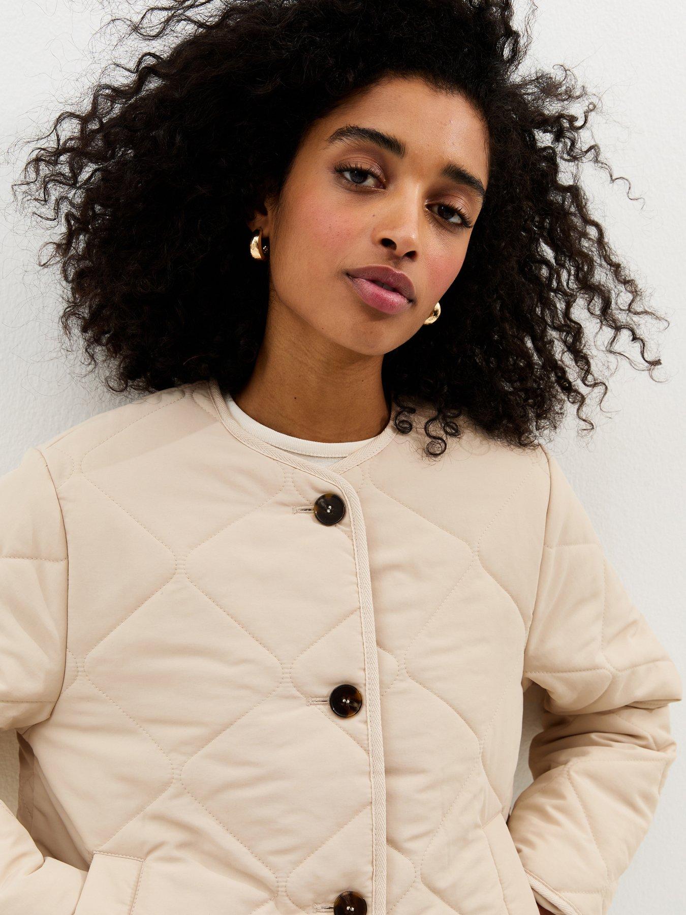 new-look-stone-soft-touch-quilted-jacketoutfit