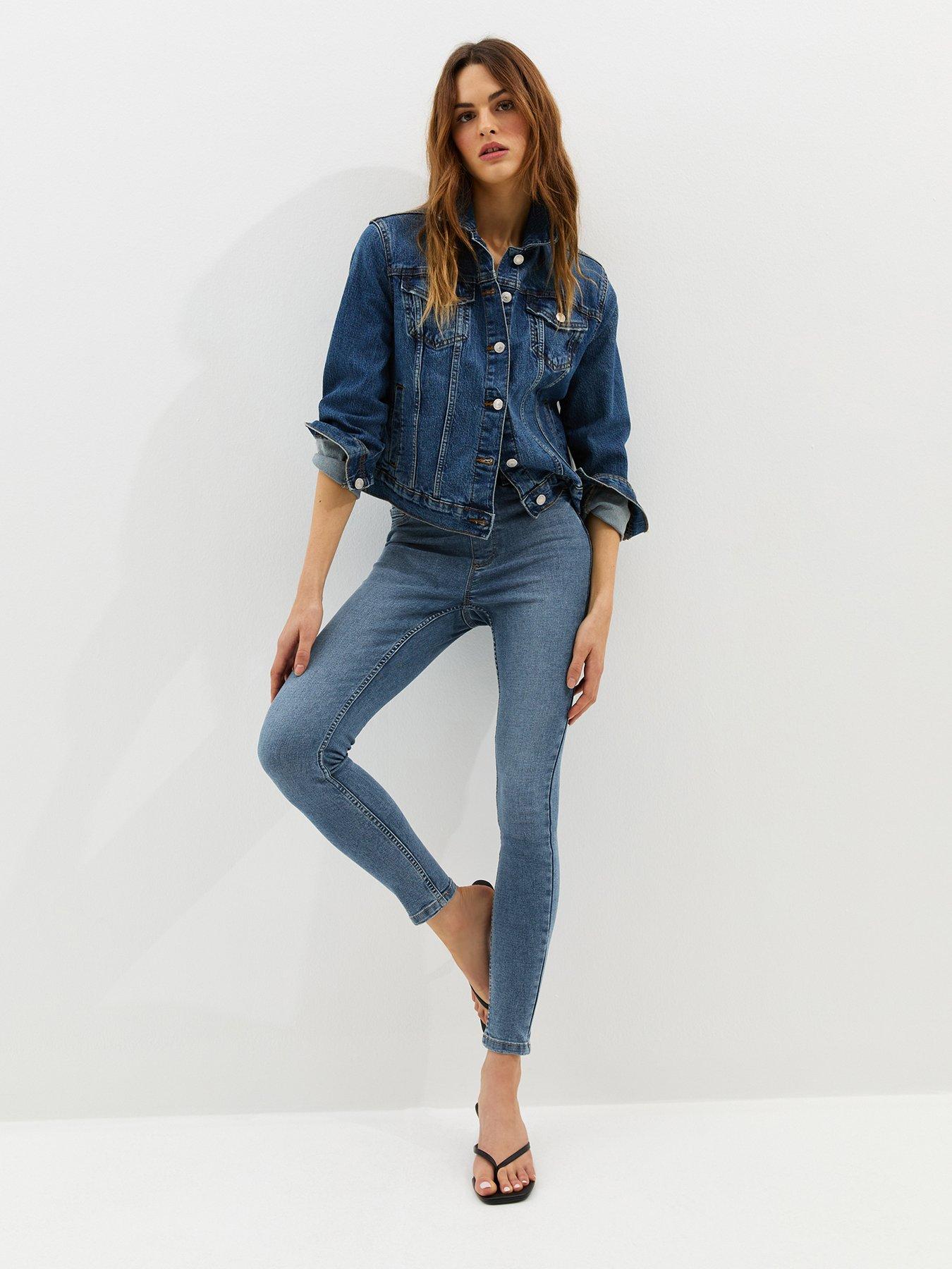 Image 5 of 7 of New Look Lift &amp; Shape Emilee Jeggings - Blue