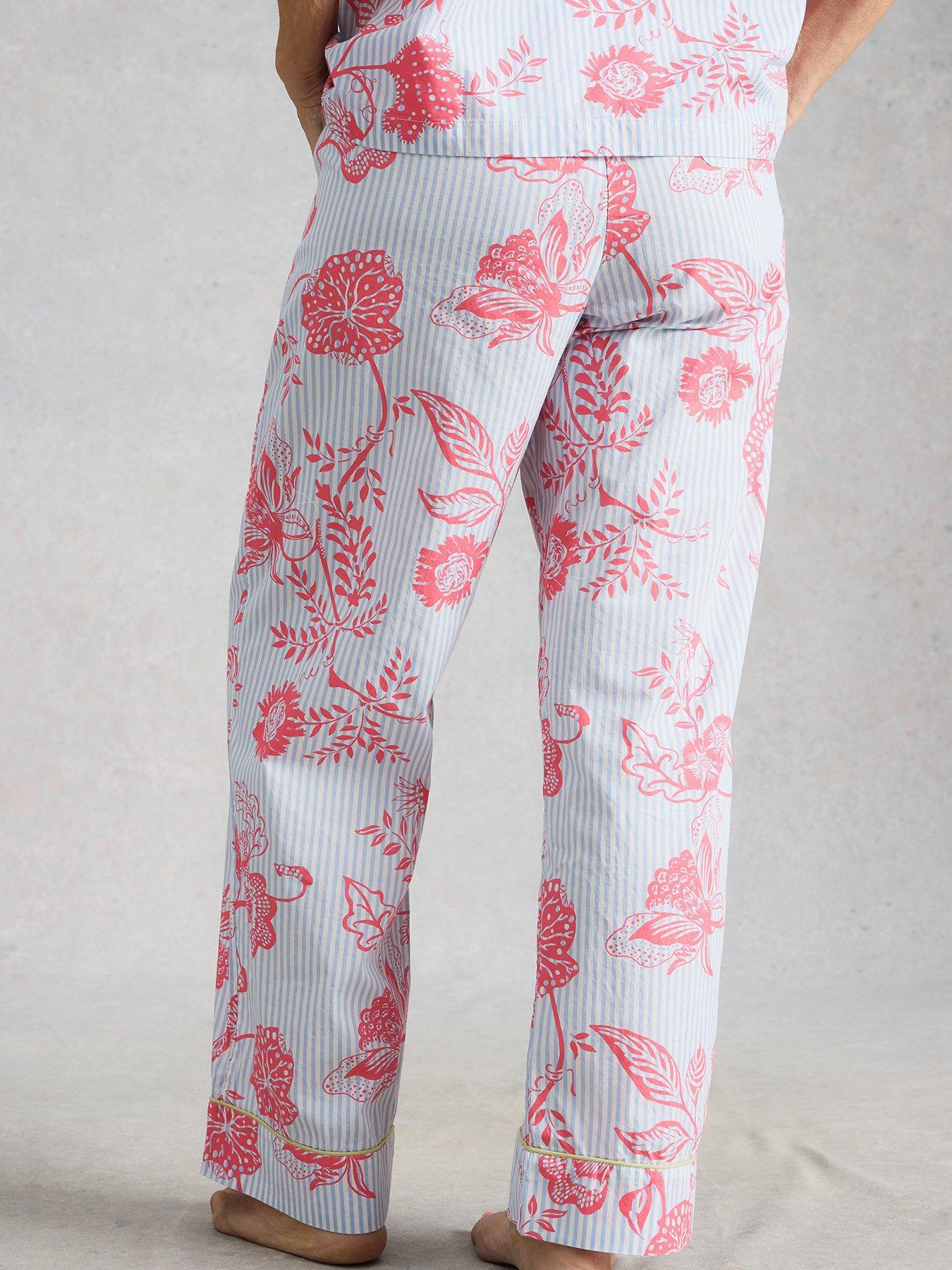 Image 2 of 6 of White Stuff Nina Lightweight Pyjama Bottoms - Blue