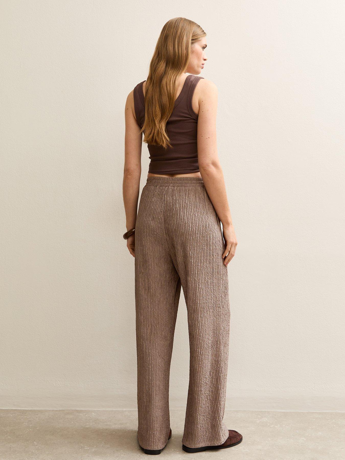 new-look-mink-crinkled-drawstring-wide-leg-trousers-brownstillFront