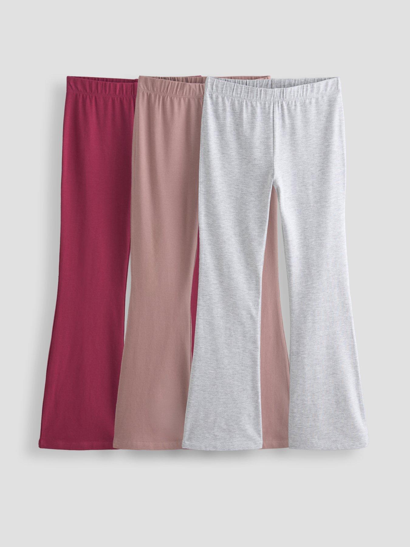 Image 1 of 5 of The Very Collection Girls 3 Pack Basic Leggings - Multi