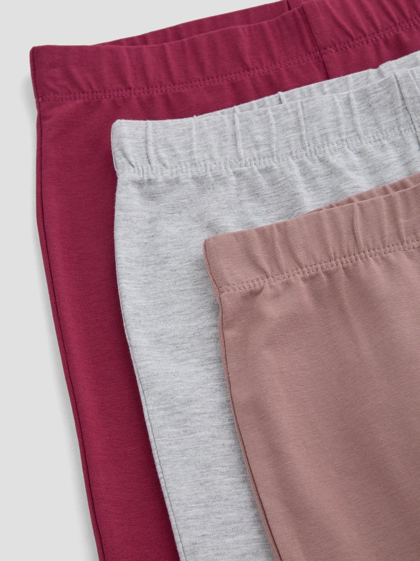 Image 5 of 5 of The Very Collection Girls 3 Pack Basic Leggings - Multi