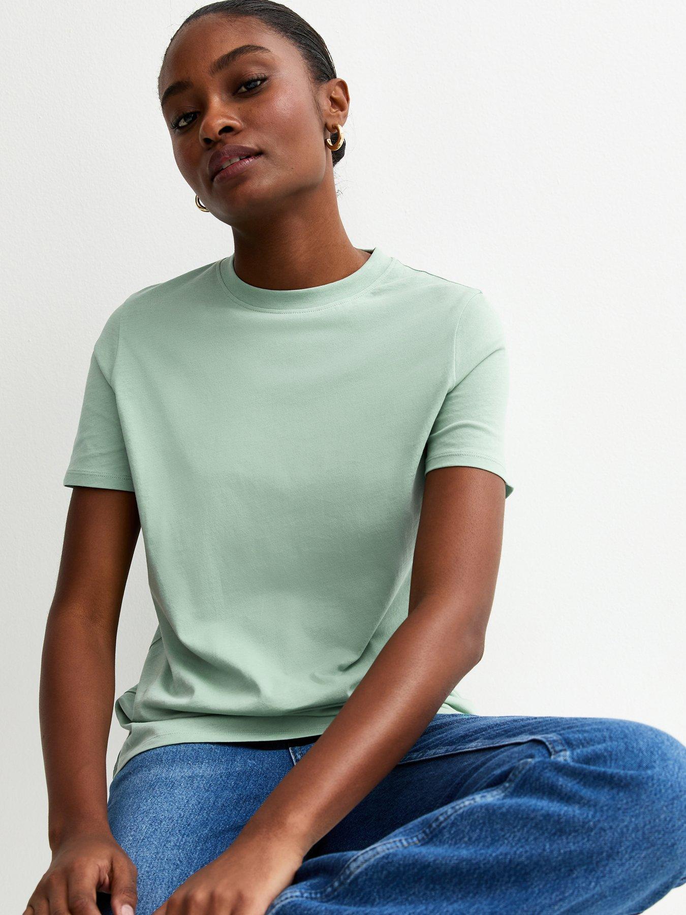 new-look-crew-neck-t-shirt-mint-greenfront