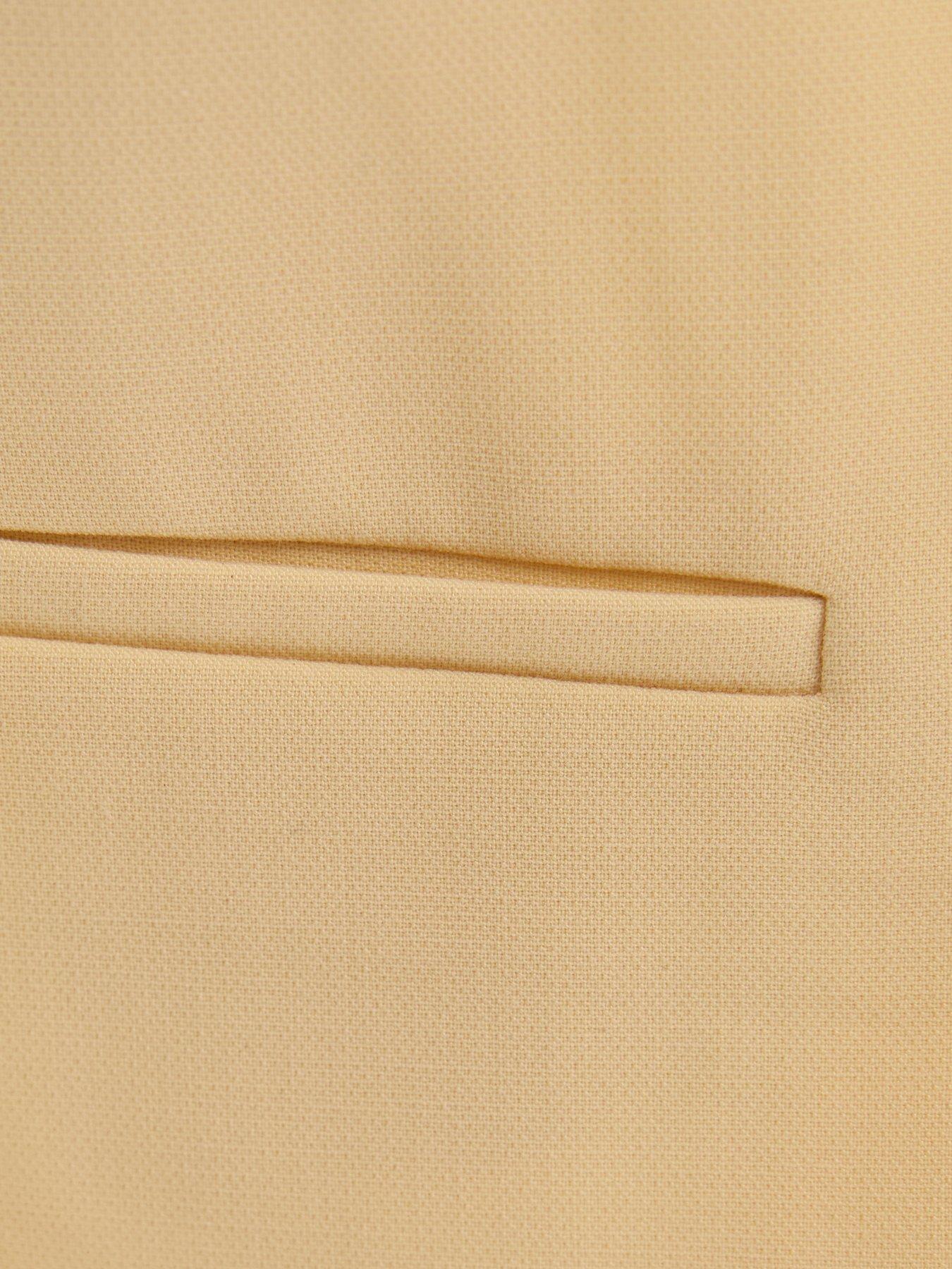 Image 6 of 6 of New Look Cropped Blazer - Light Yellow
