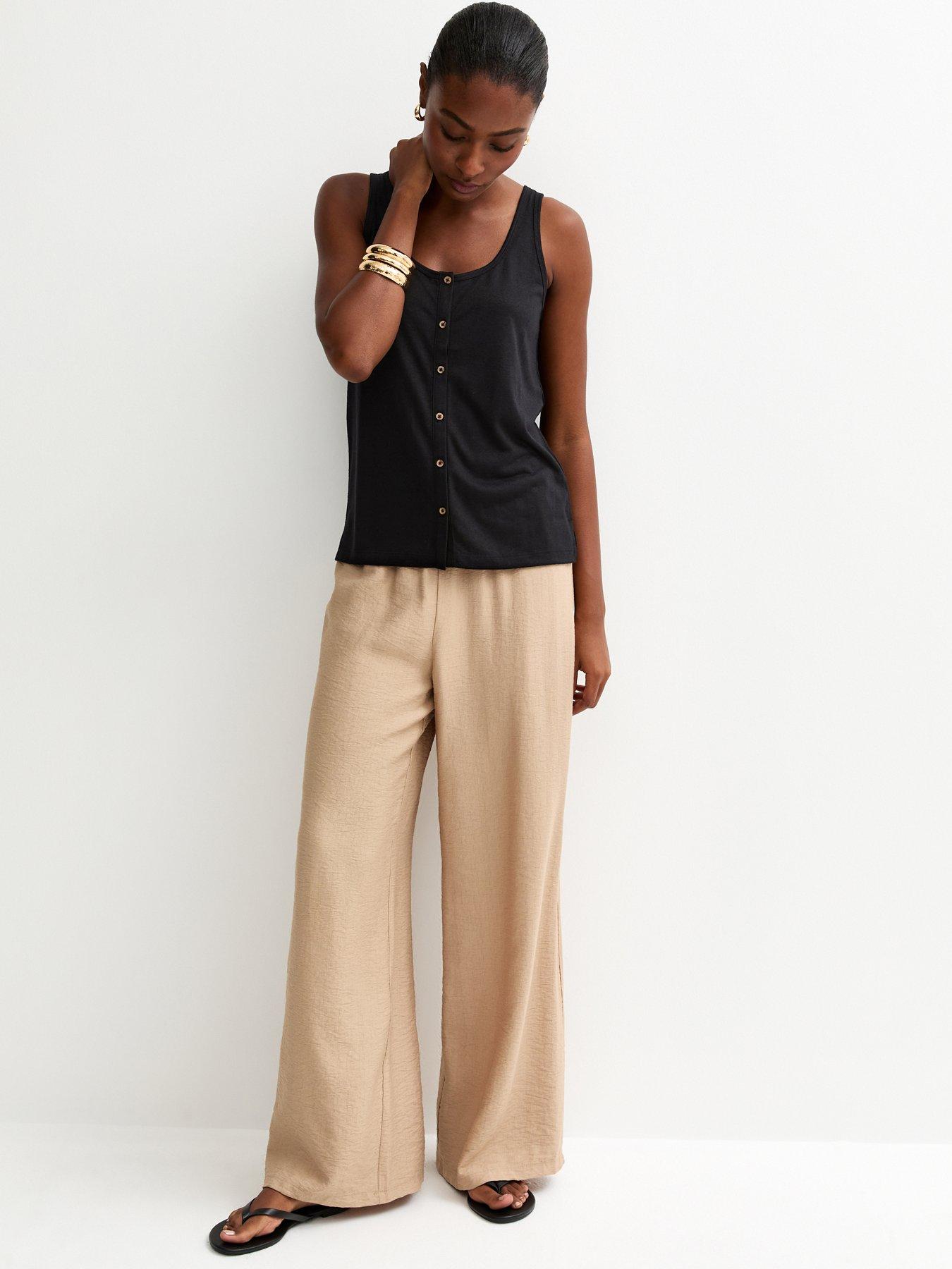 new-look-slub-button-tank-top-blackback