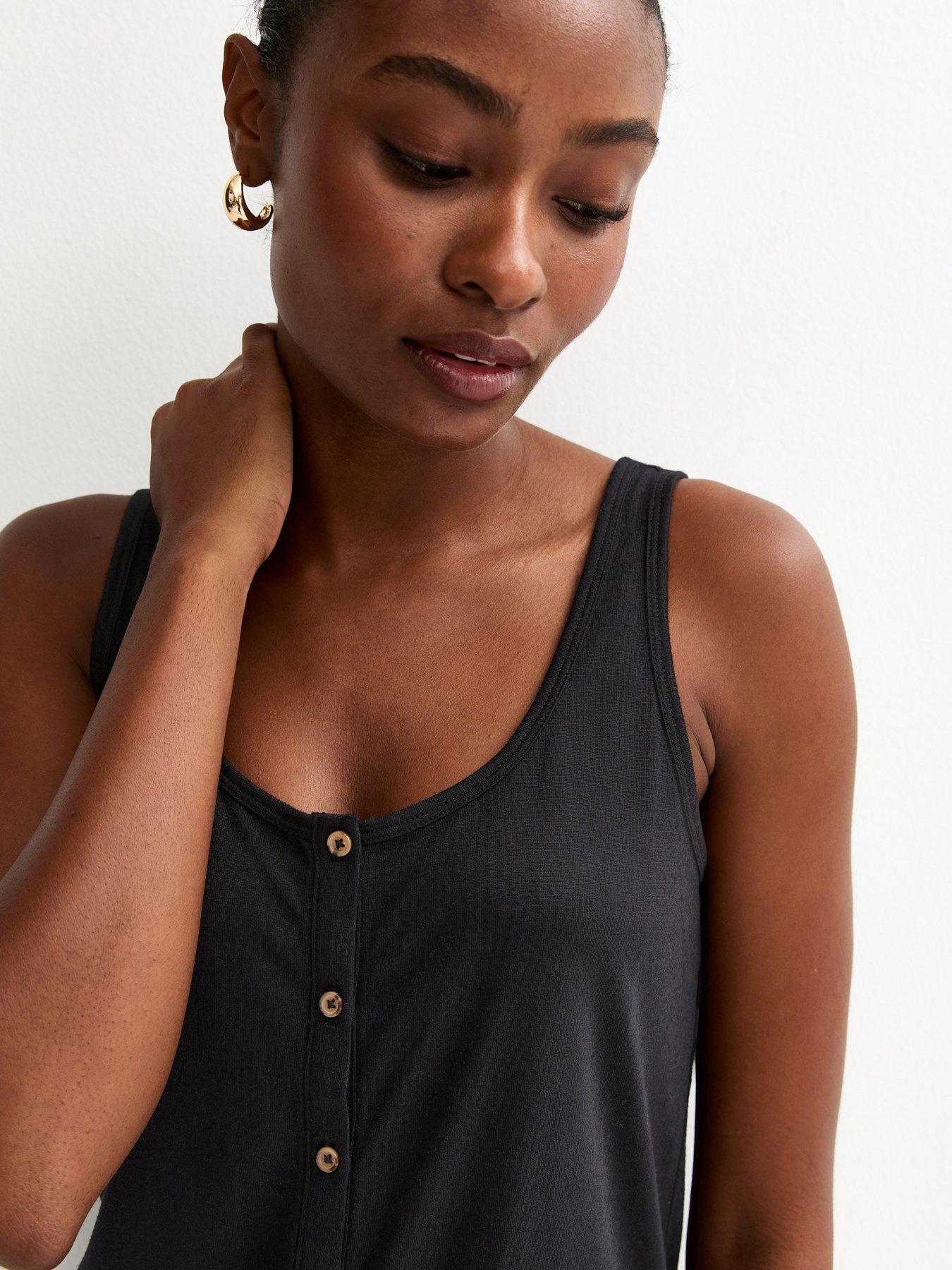 new-look-slub-button-tank-top-blackoutfit