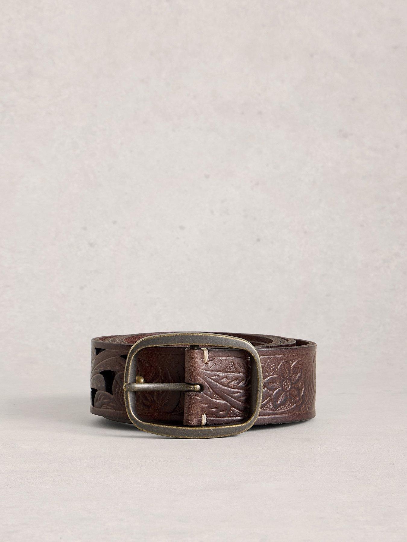 Image 2 of 3 of White Stuff Punch Out Floral Belt