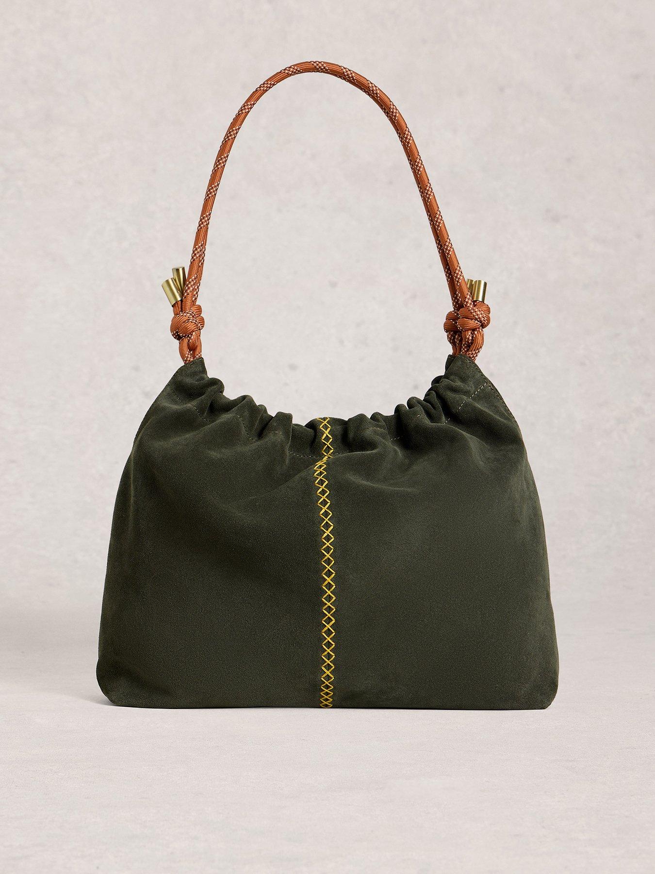 Image 2 of 4 of White Stuff Callie Shoulder Bag - Green