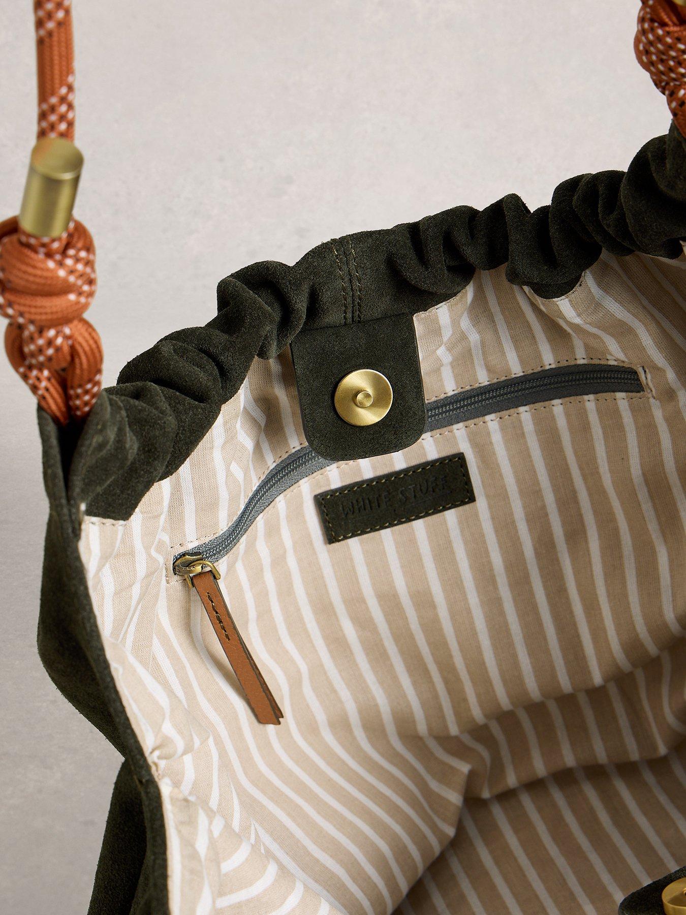Image 4 of 4 of White Stuff Callie Shoulder Bag - Green