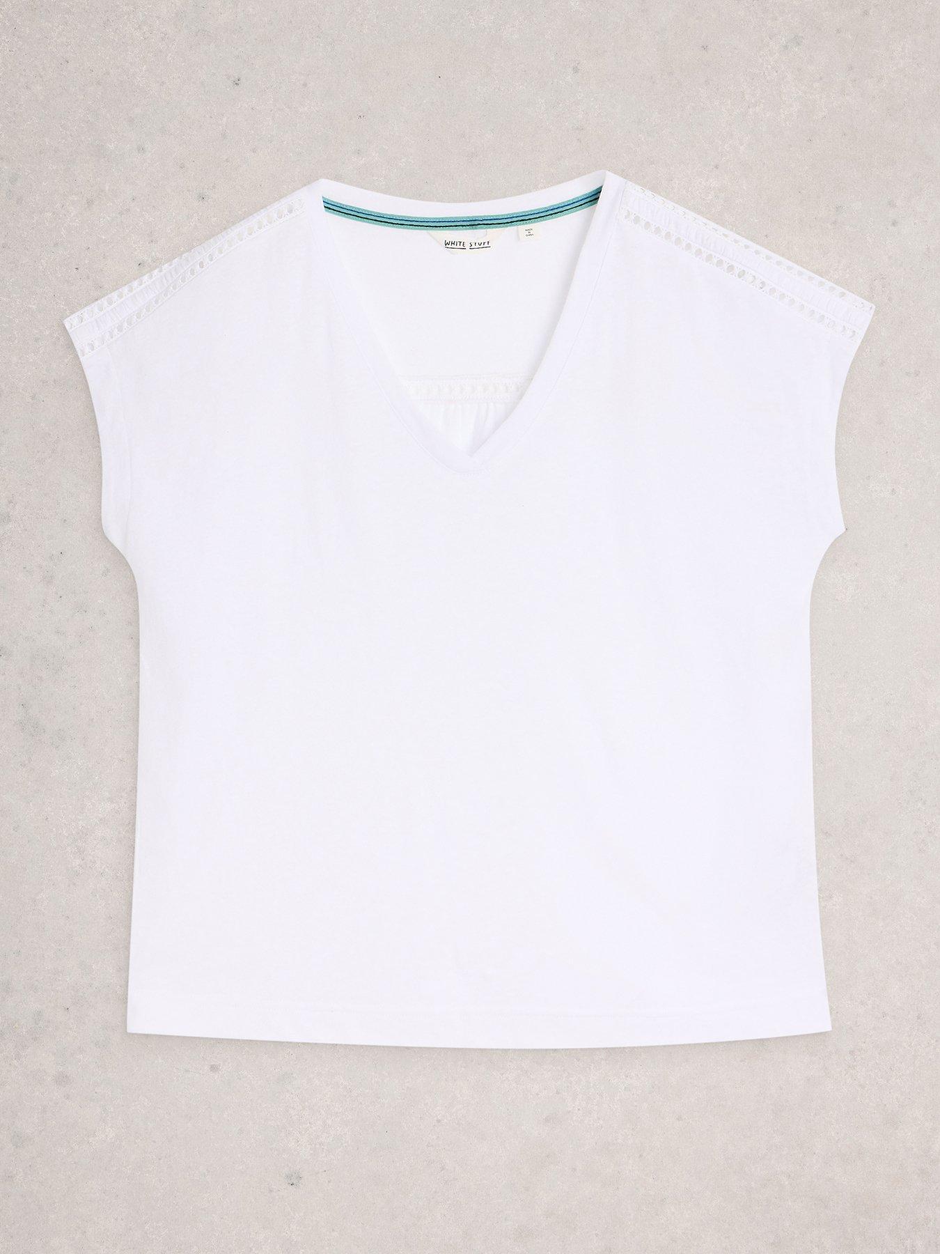 Image 5 of 6 of White Stuff Ella Lace Tee