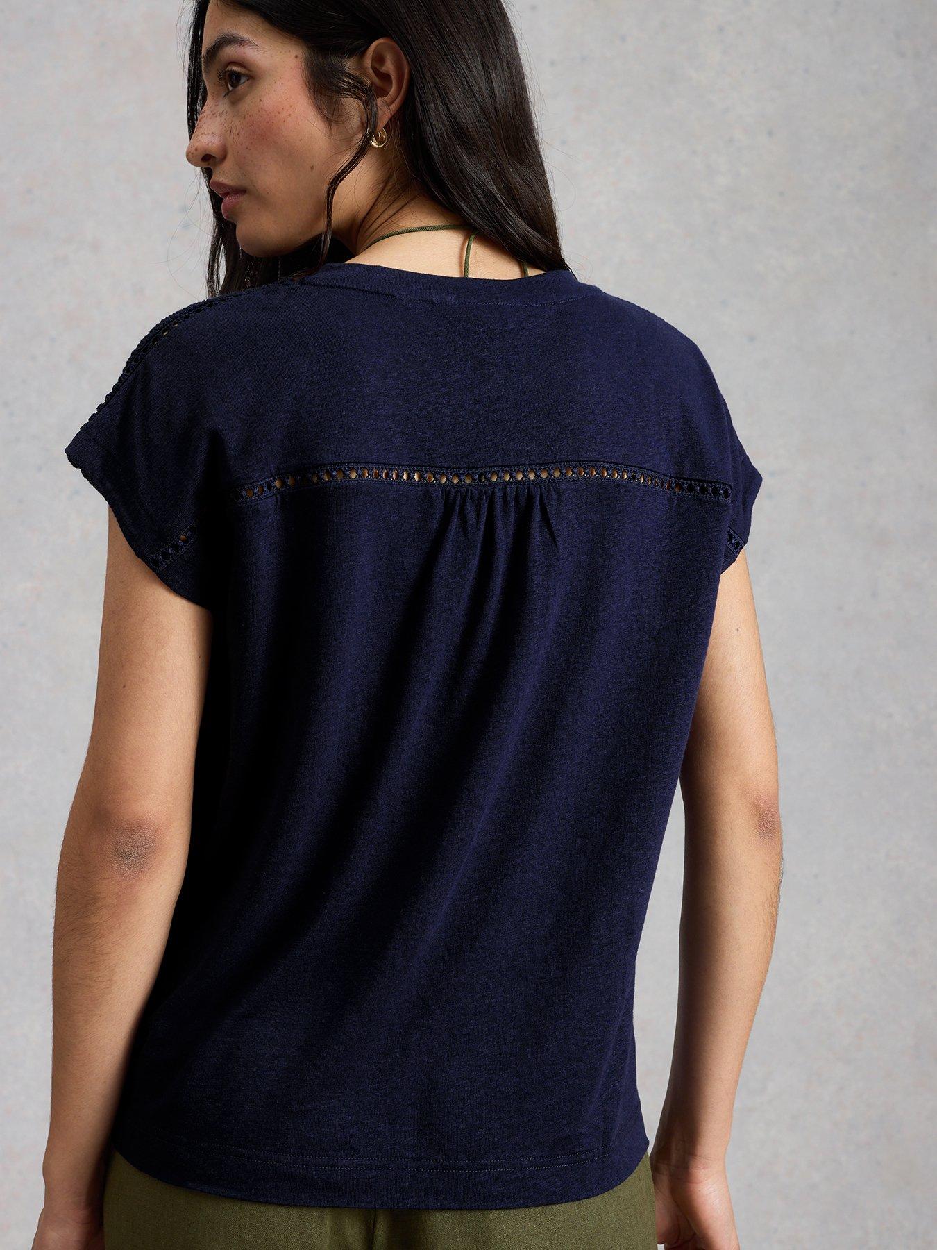 Image 2 of 6 of White Stuff Ella Lace Tee