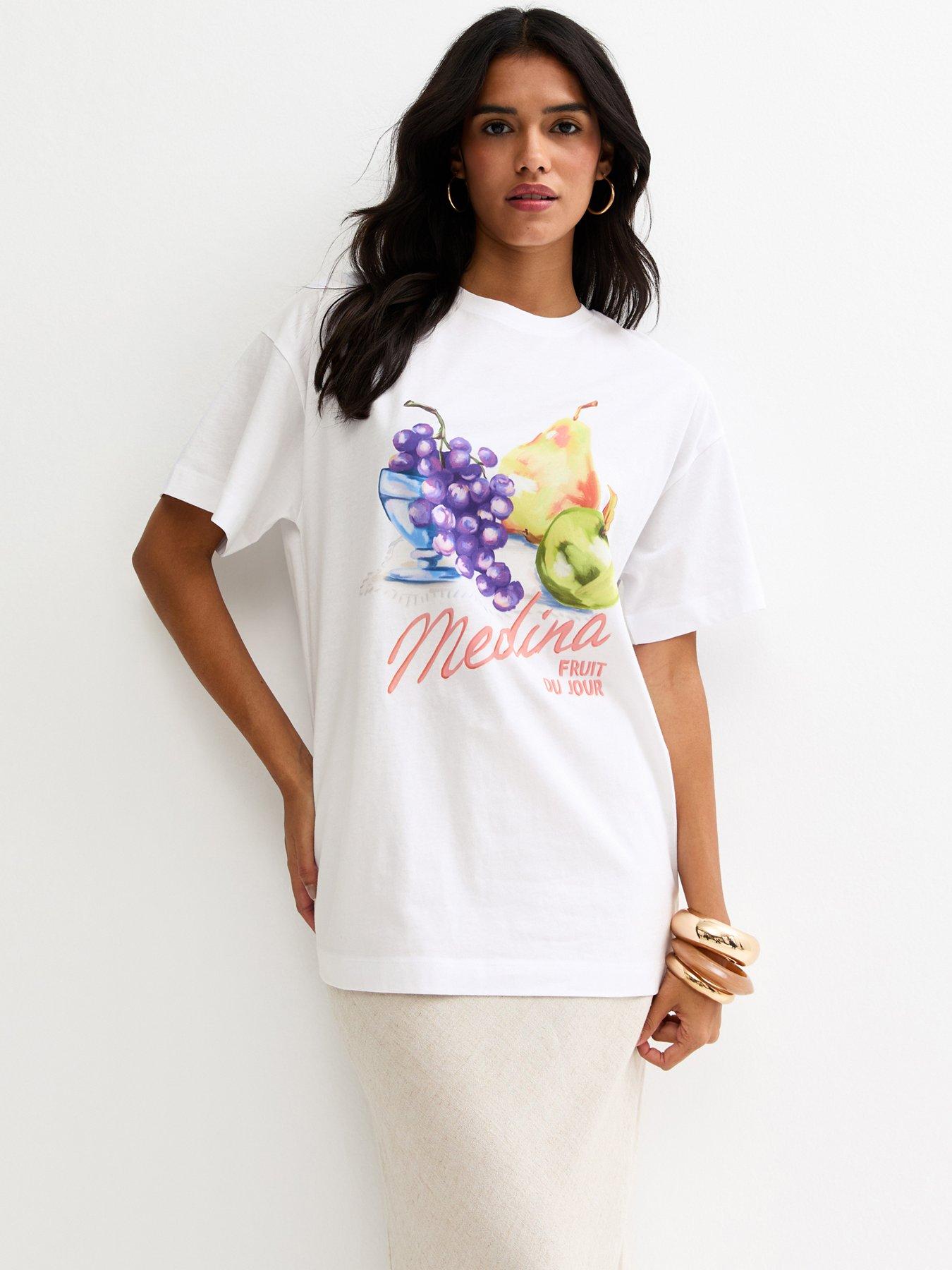 new-look-white-cotton-fruit-print-oversized-t-shirtfront