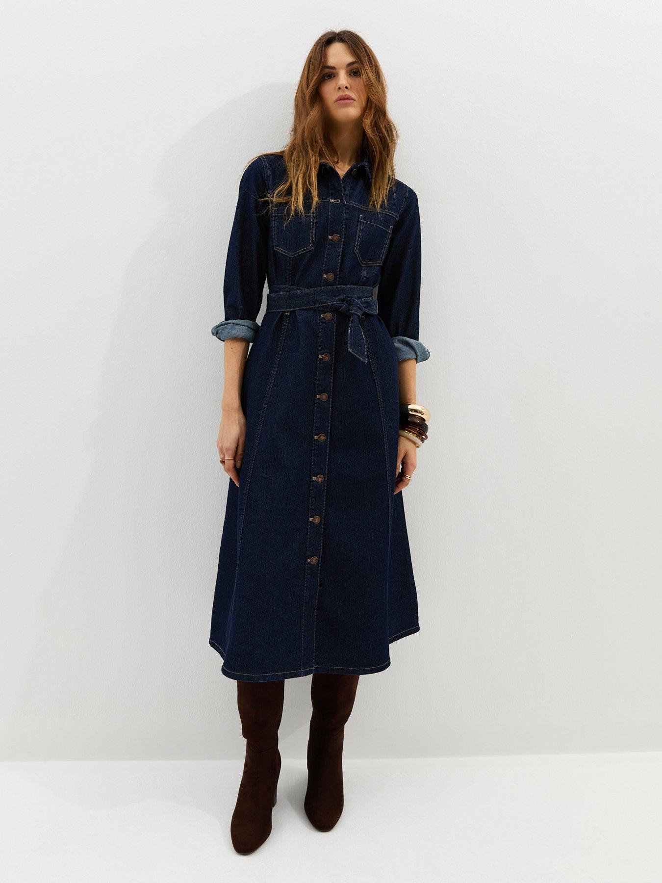 Women's Denim Dresses Long Sleeve Dresses | Very IE