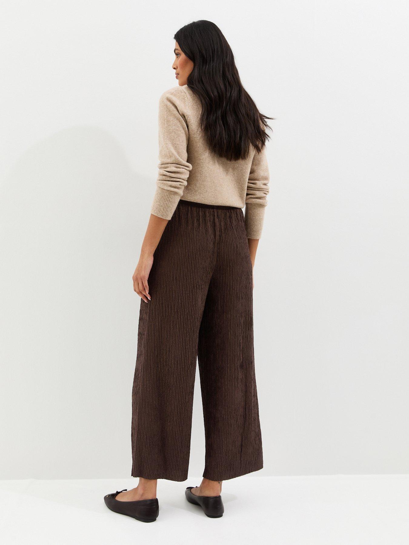 new-look-textured-jersey-wide-leg-trousers-brownstillFront